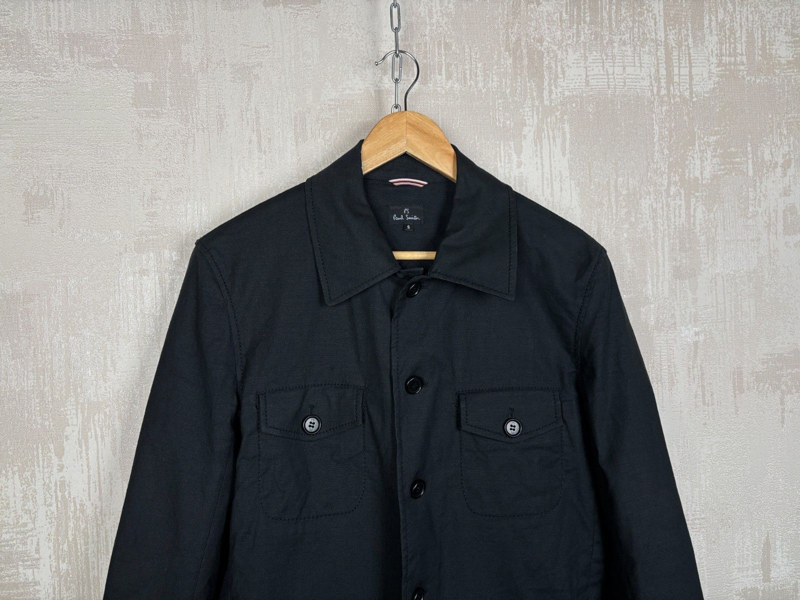 Paul Smith PS Paul Smith Linen Cotton Chore Military Jacket Size US S / EU 44-46 / 1 - 4 Thumbnail