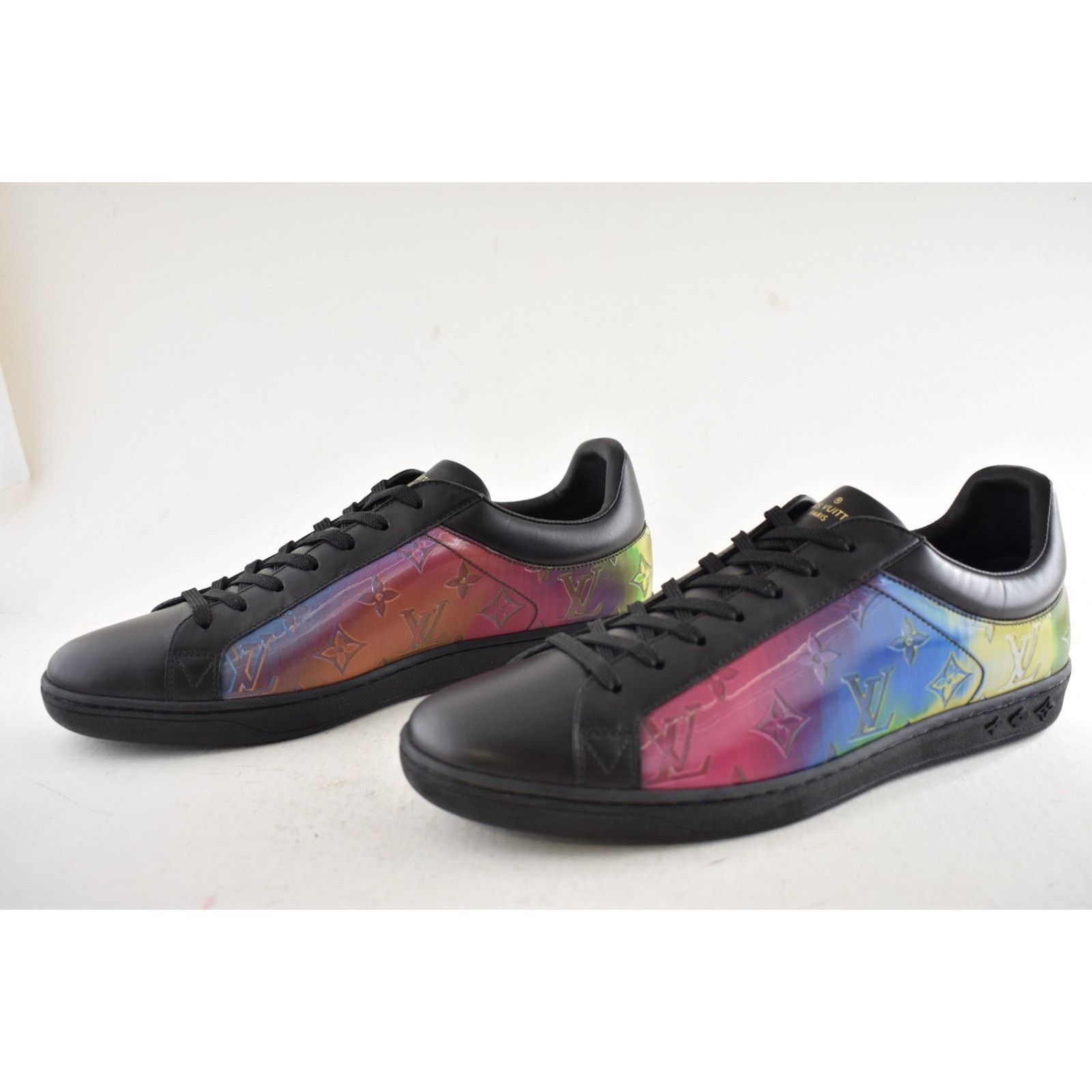 Louis Vuitton Louis Vuitton Luxembourg Prism Black Monogram Logo Low Size US 10 / EU 43 - 12 Thumbnail
