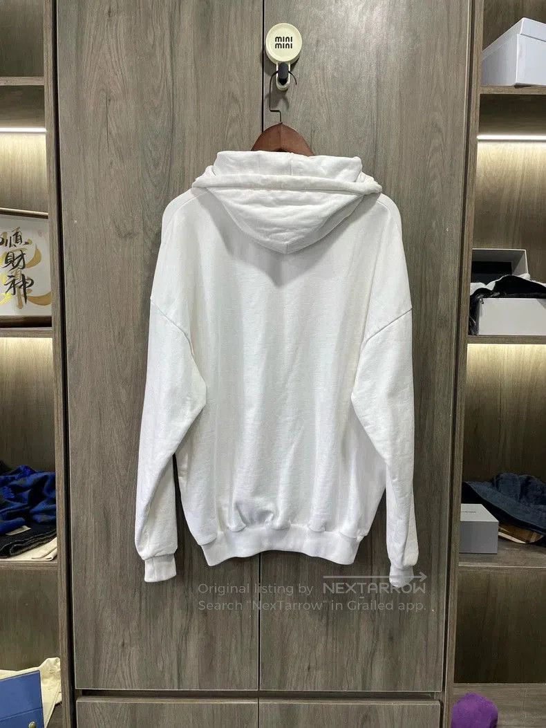 Balenciaga Balenciaga White Pink Hoodie XS New. Size US XS / EU 42 / 0 - 2 Thumbnail