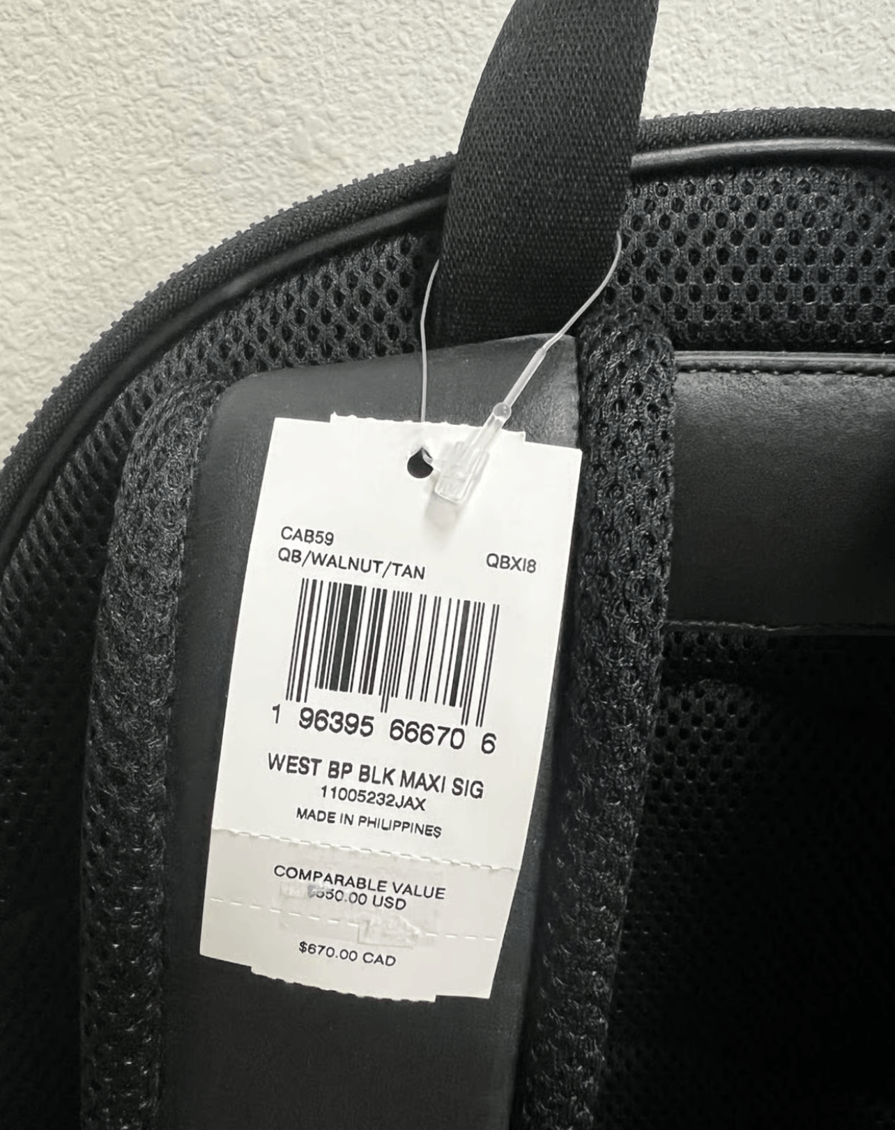 Coach West Backpack In Blocked Signature Canvas CAB59 Size ONE SIZE - 2 Thumbnail
