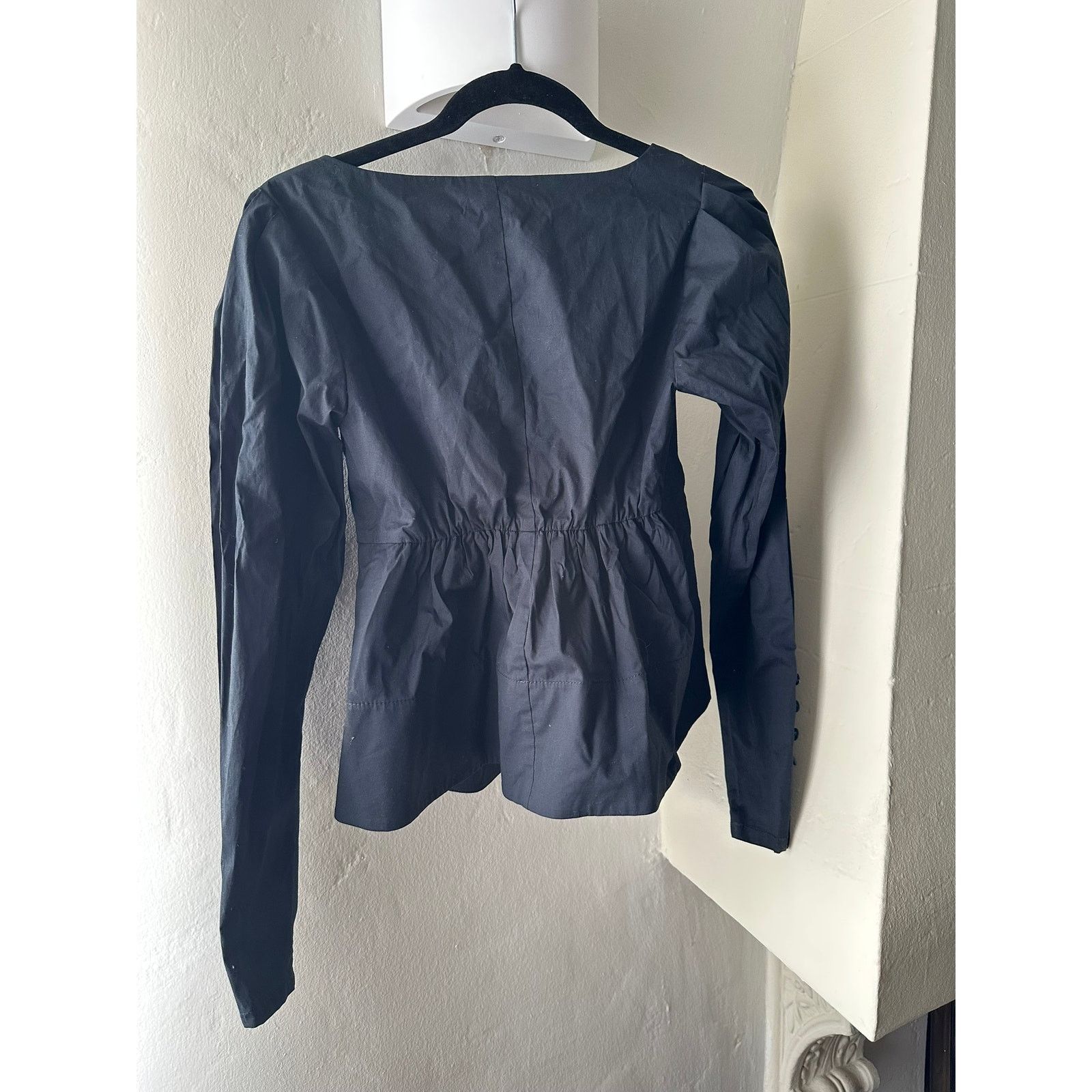 Staud STAUD Peggy Top Black XS Size XS / US 0-2 / IT 36-38 - 3 Thumbnail