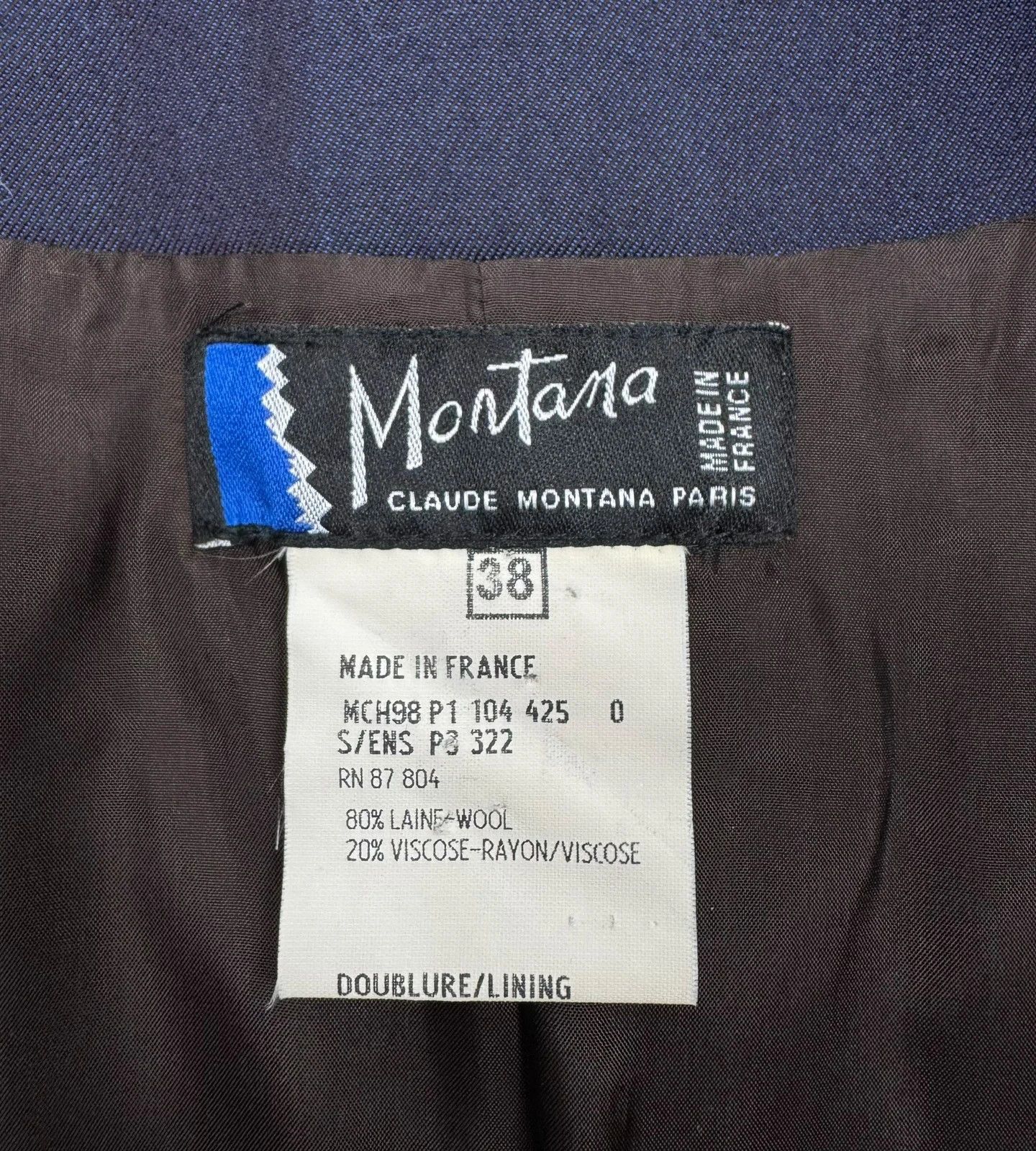 Claude Montana Claude Montana Wool Shimmer Jacket Vintage size 38 Size S / US 4 / IT 40 - 10 Thumbnail