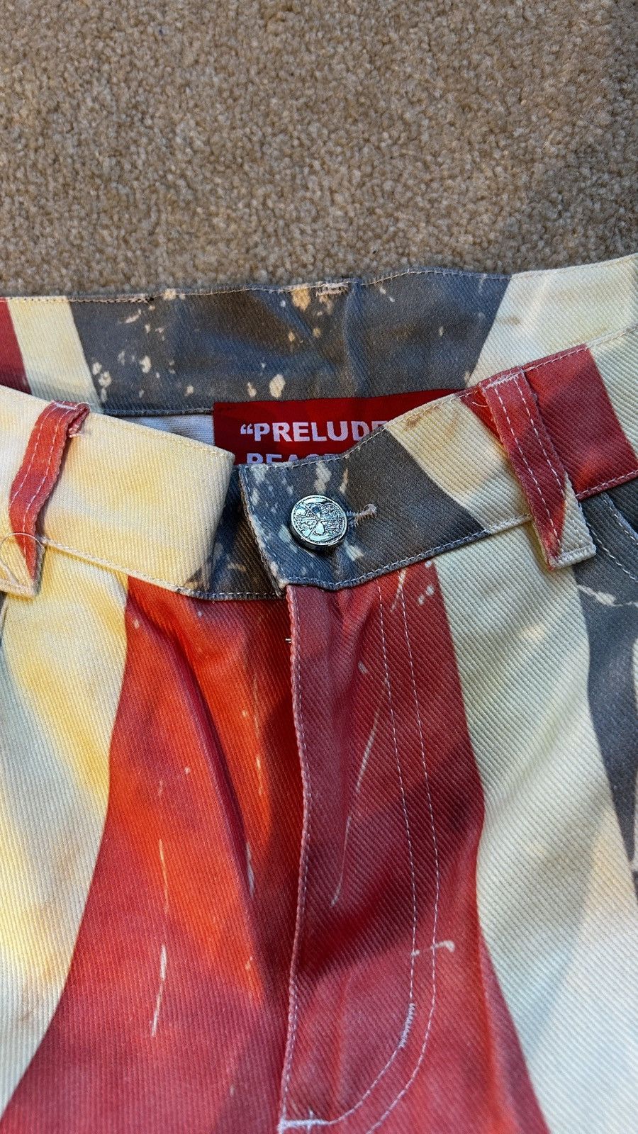 Other Red peaceinwar british flag union jeans Size US 30 / EU 46 - 3 Thumbnail