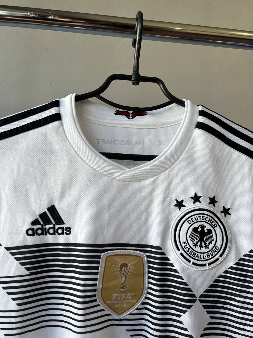 Adidas 2018/19 GERMANY TEAM #11 HOME SOCCER JERSEY FOOTBALL SHIRT L Size US L / EU 52-54 / 3 - 4 Thumbnail