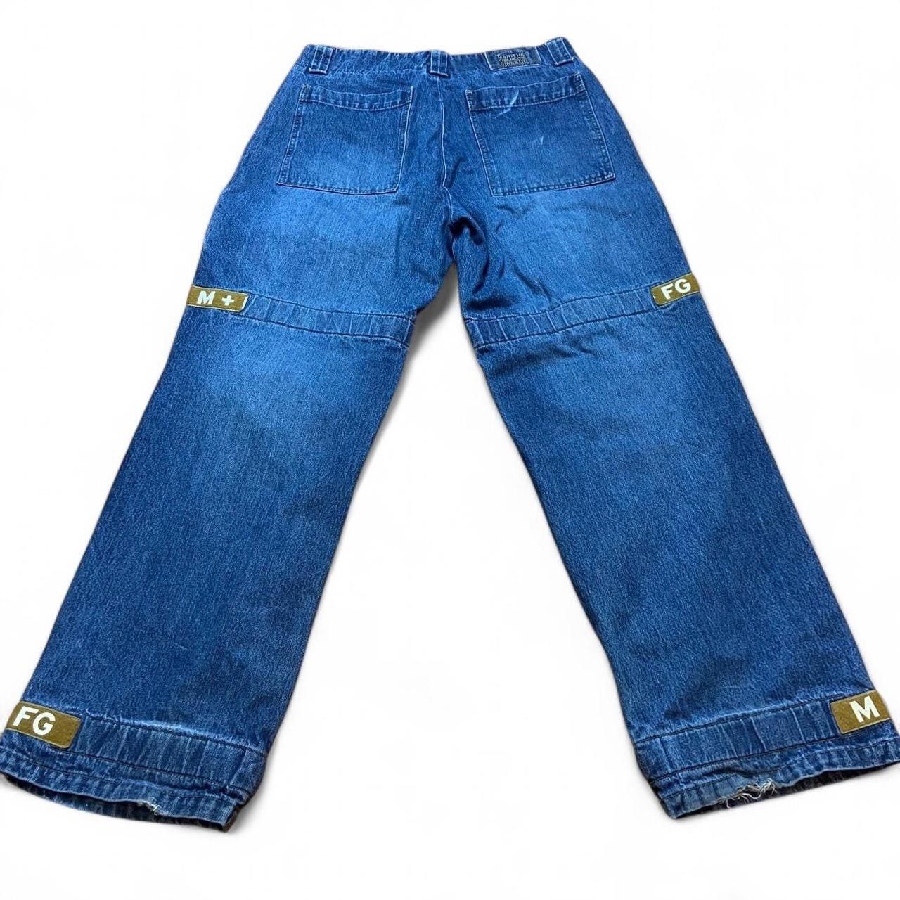 Marithe + Francois Girbaud Y2K Shuttle Strap Denim Bondage Fits 32 Size US 32 / EU 48 - 2 Thumbnail