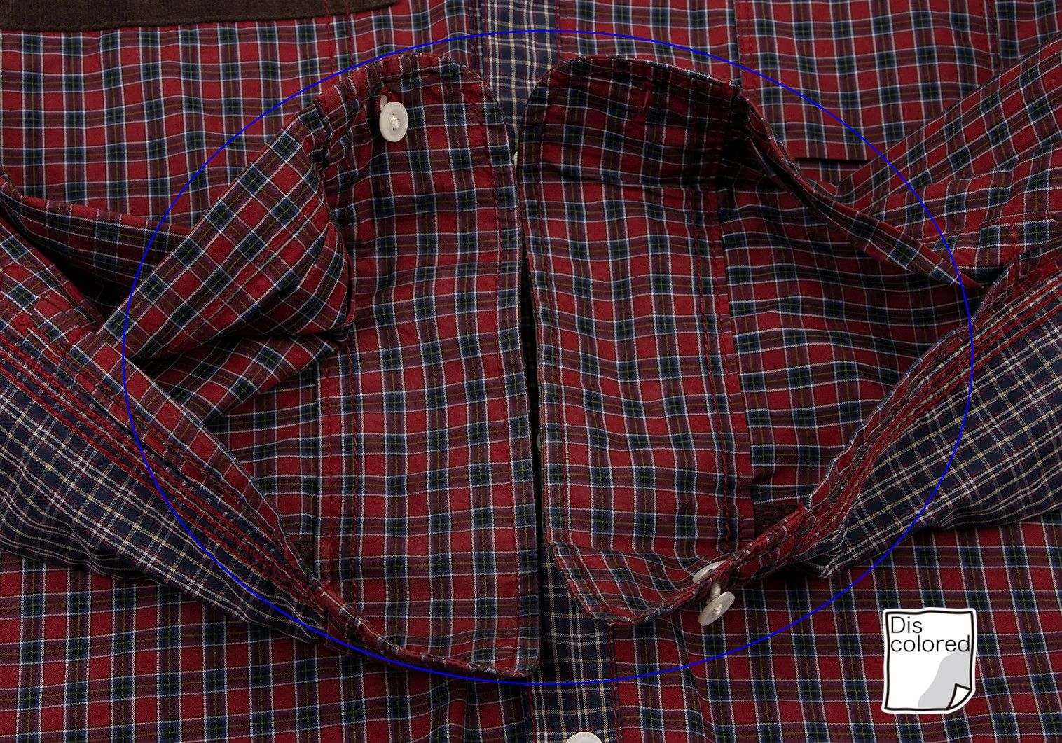 Junya Watanabe Triple Stitch Check Panel Shirt in Red, Size XS Size US XS / EU 42 / 0 - 10 Thumbnail