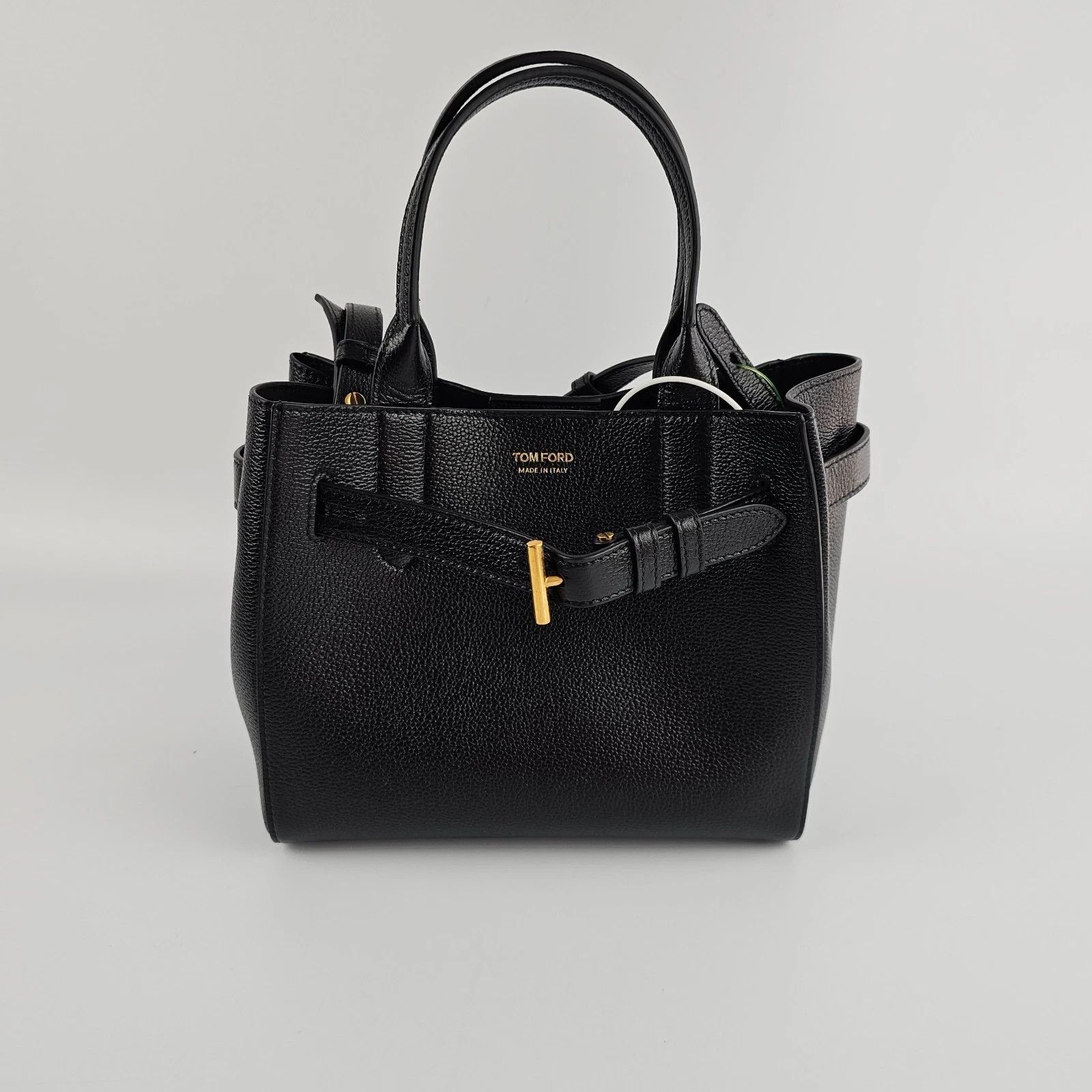 Tom Ford TOM FORD Audrey Small Black Leather Tote New Auth. Size ONE SIZE - 5 Thumbnail