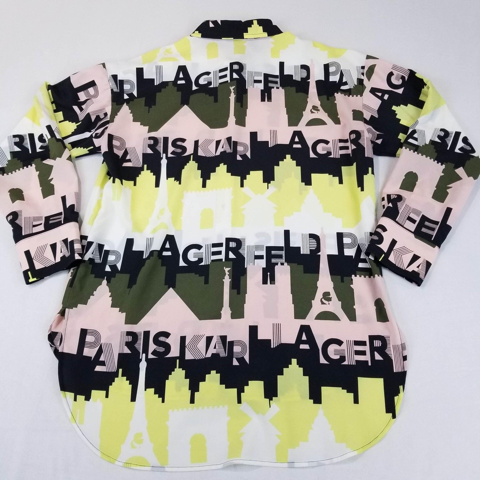 Karl Lagerfeld Karl Lagerfeld Paris Shirt Womens XS Graphic Long Sleeve Size XS / US 0-2 / IT 36-38 - 3 Thumbnail