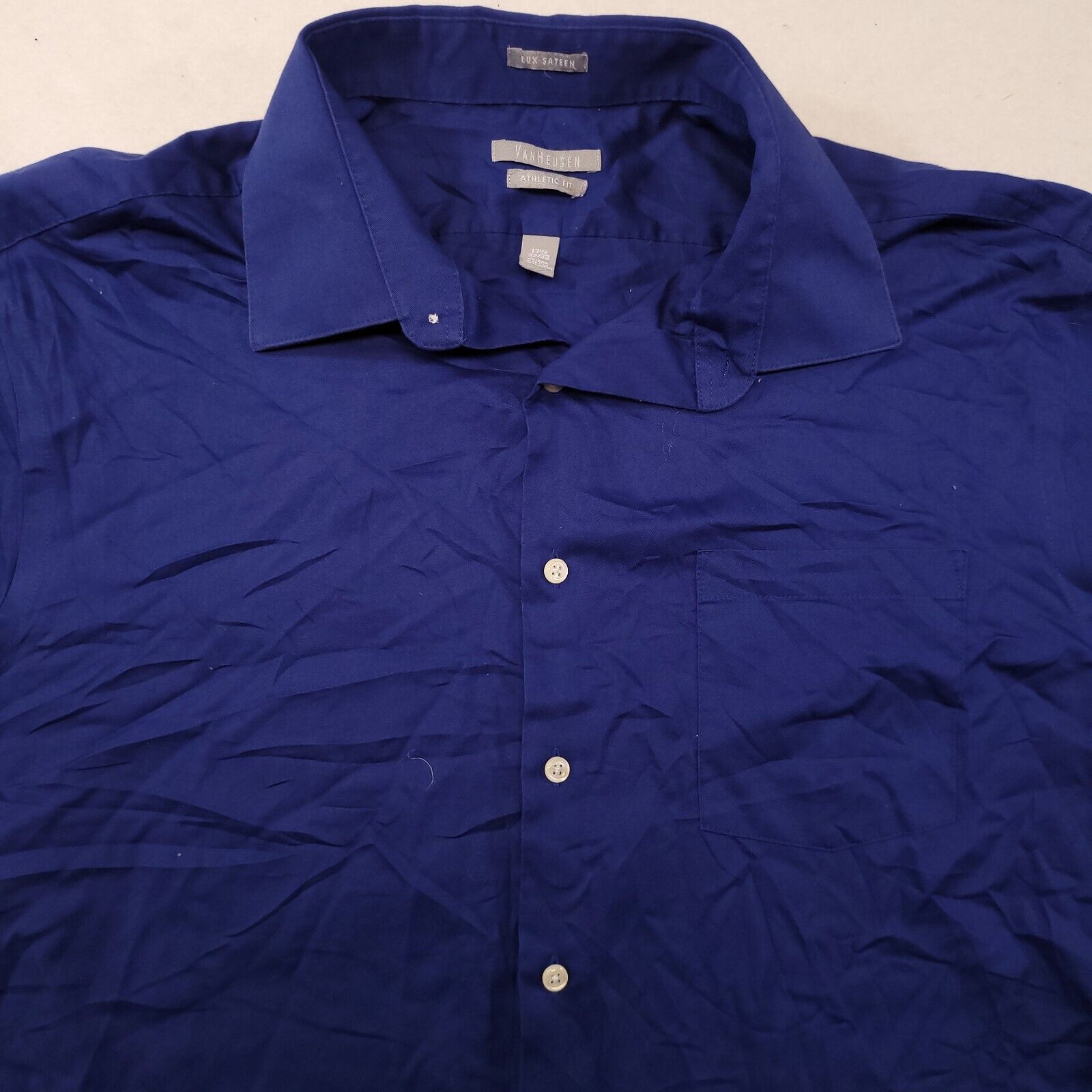 Van Heusen Van Heusen Casual Button Up Long Sleeve Shirt Mens Size 17.5 Size US M / EU 48-50 / 2 - 1 Thumbnail