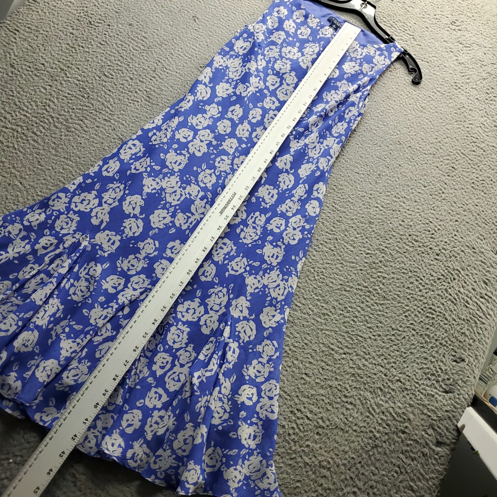 Chaps Chaps Knee Length Dress Womens Size 8 Multi Floral Lined Sleeveless Godet Hem Size M / US 6-8 / IT 42-44 - 5 Thumbnail
