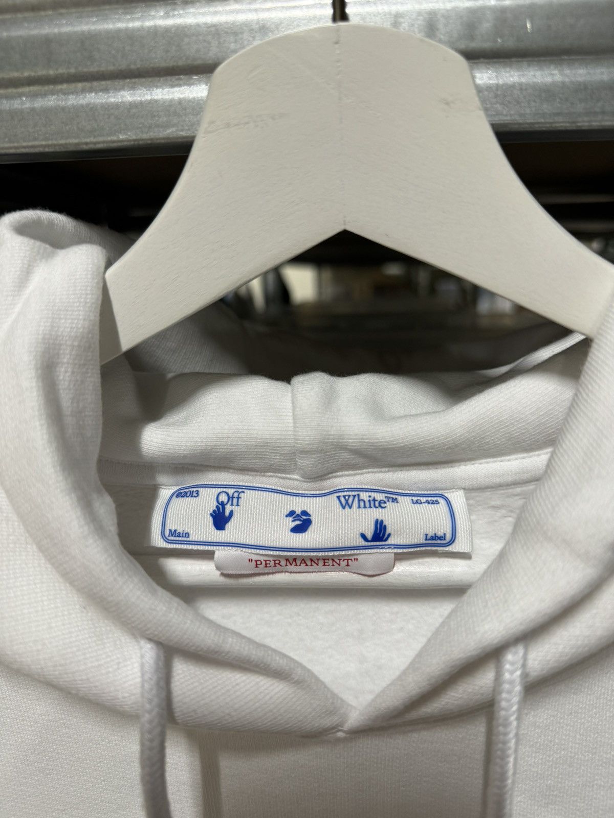 Off-White Off-White Diag Arrow Hoodie White NEW Size US M / EU 48-50 / 2 - 3 Thumbnail