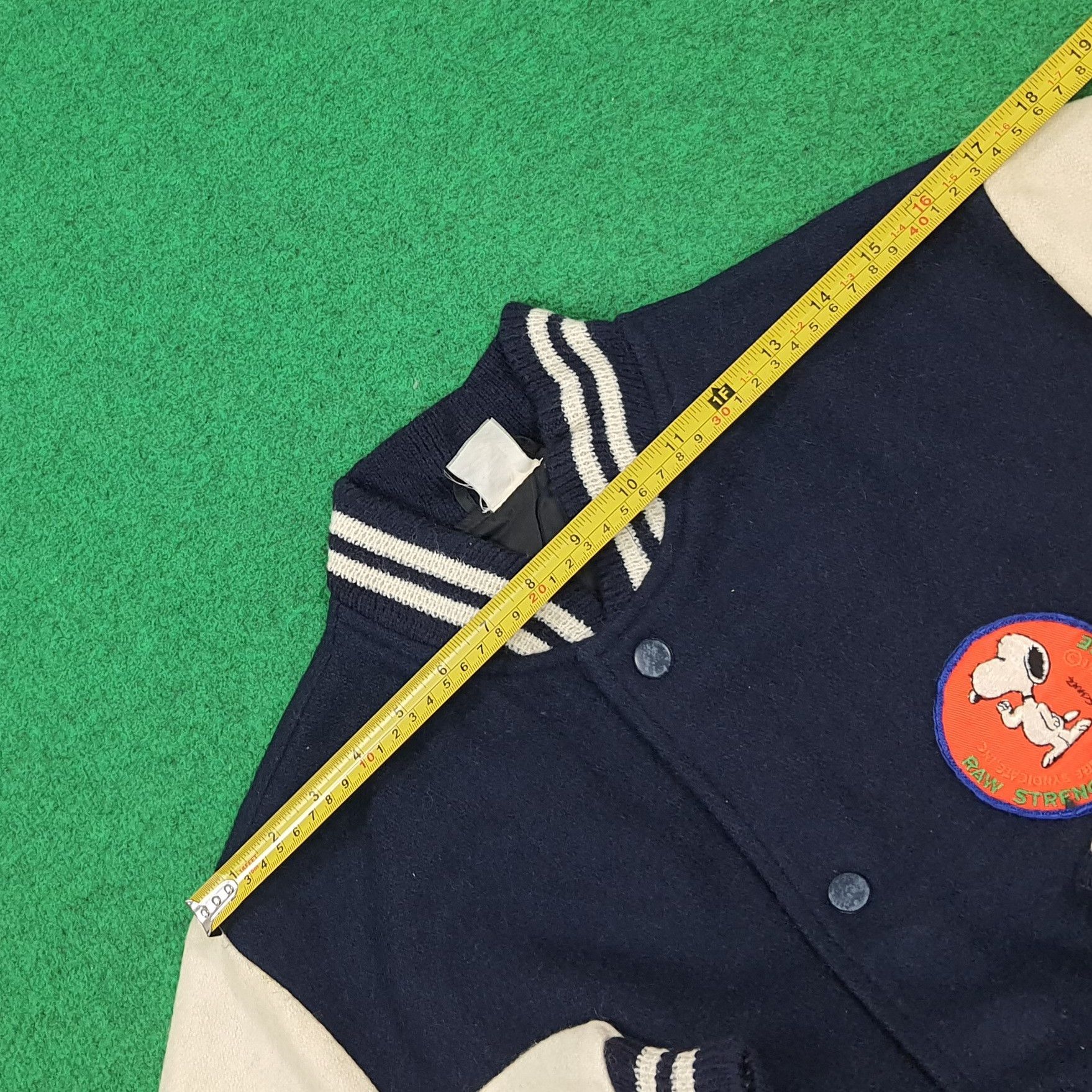Japanese Brand Vintage Snoopy Peanuts Varsity Letterman Jacket C308N28 Size US S / EU 44-46 / 1 - 9 Thumbnail