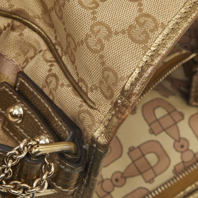 Gucci Gucci GG Canvas Web Shoulder Bag Leather Size ONE SIZE - 6 Thumbnail
