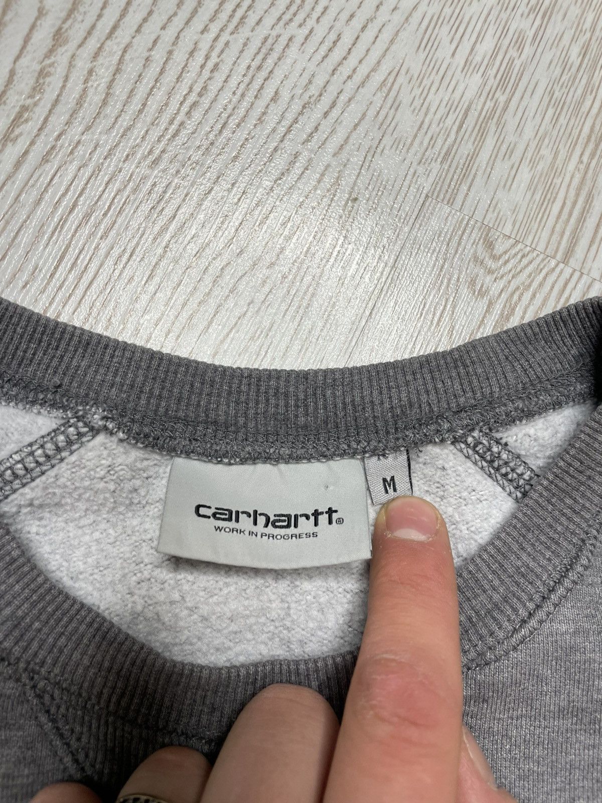 Carhartt Wip Y2K Carhartt WIP Sweatshirt Grey size M Size US M / EU 48-50 / 2 - 7 Thumbnail