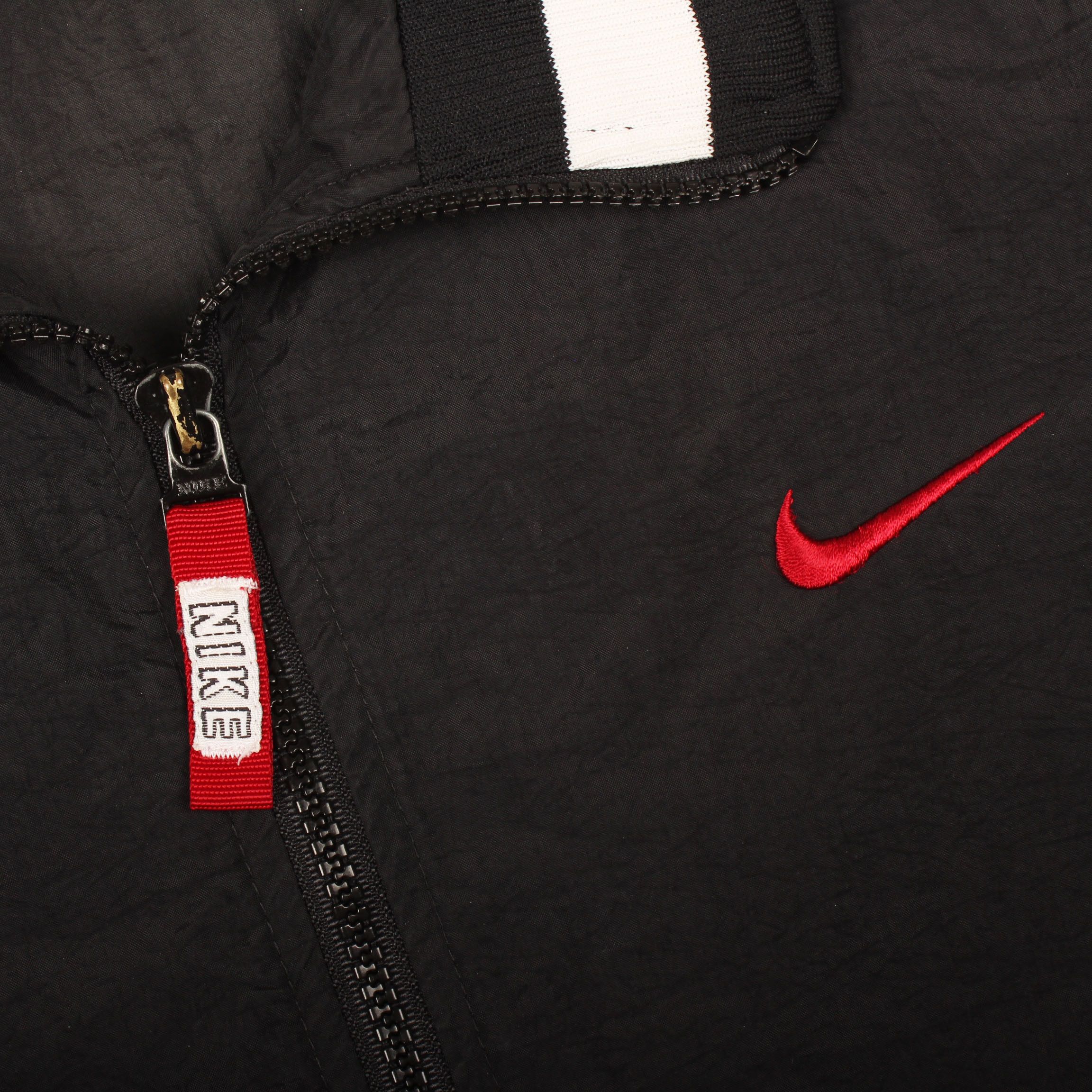 Nike Nike Windbreaker Jacket Red Swoosh Full Zip 90s Style Size US XL / EU 56 / 4 - 6 Thumbnail