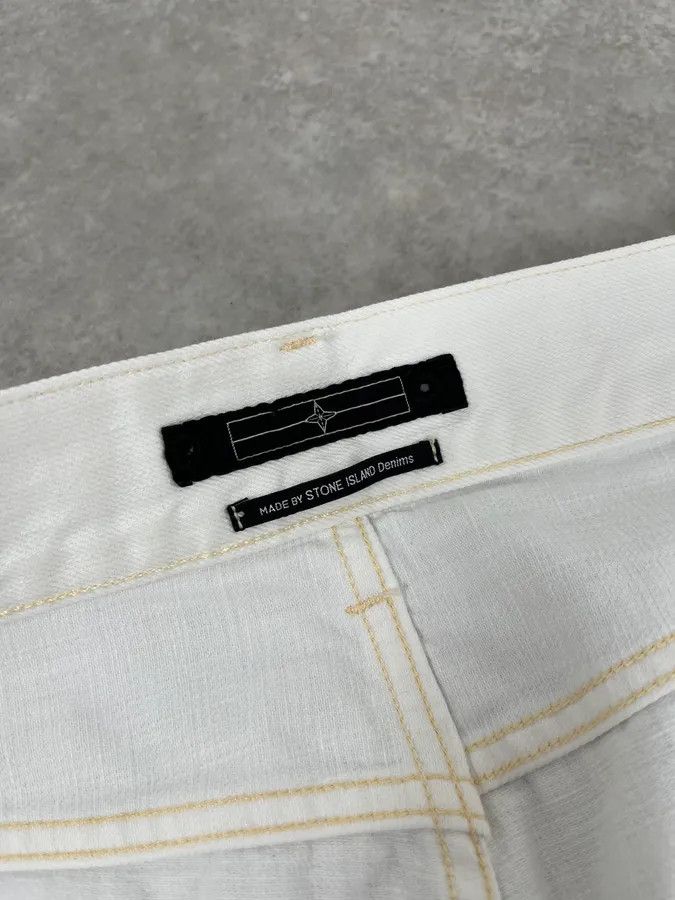 Stone Island Stone Island White Denim Jeans Size US 32 / EU 48 - 11 Thumbnail