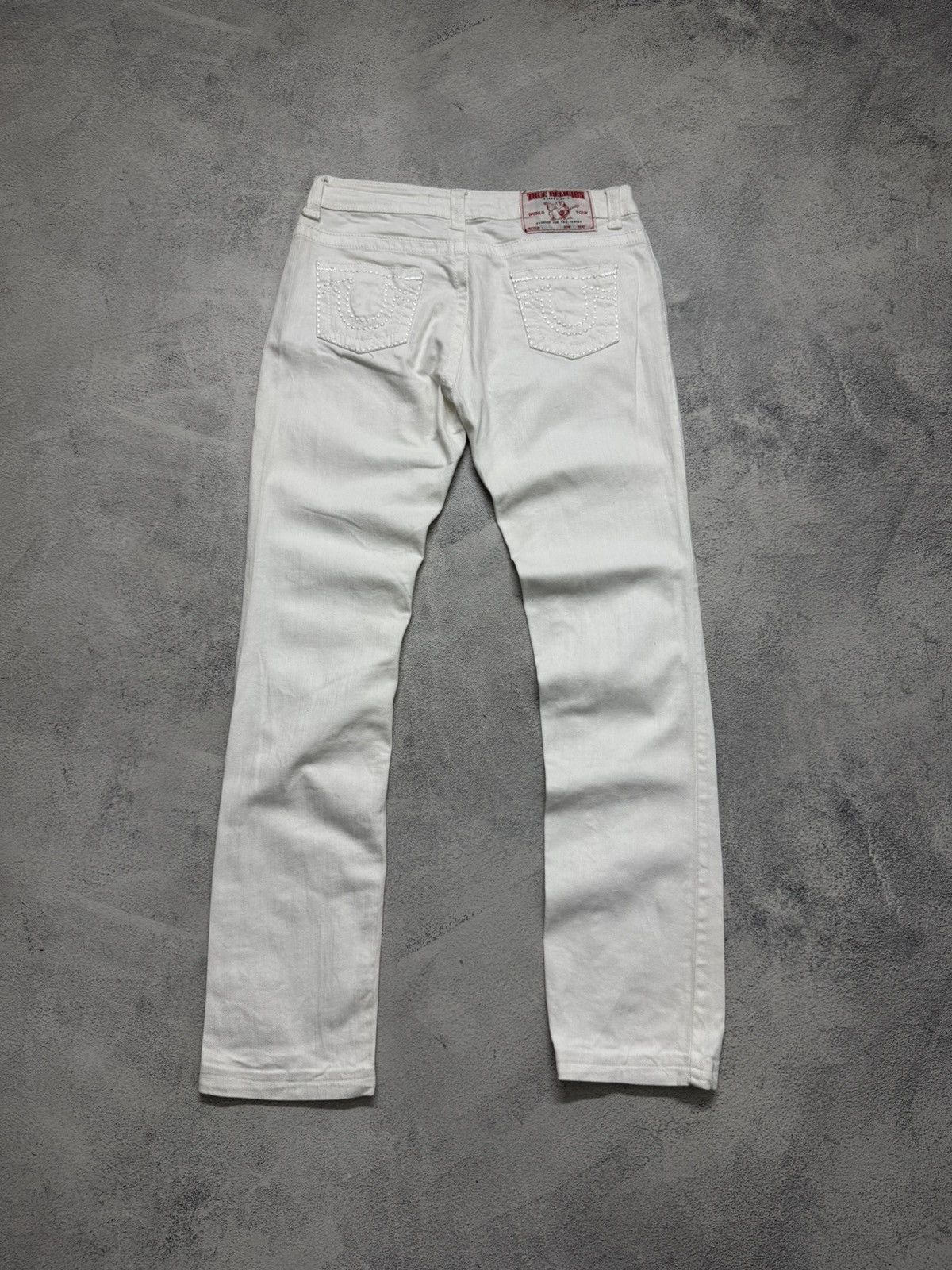 True Religion Vintage Y2k True Religion 🤍 USA Denim Jeans 90’s Size 34" / US 12 / IT 48 - 3 Thumbnail