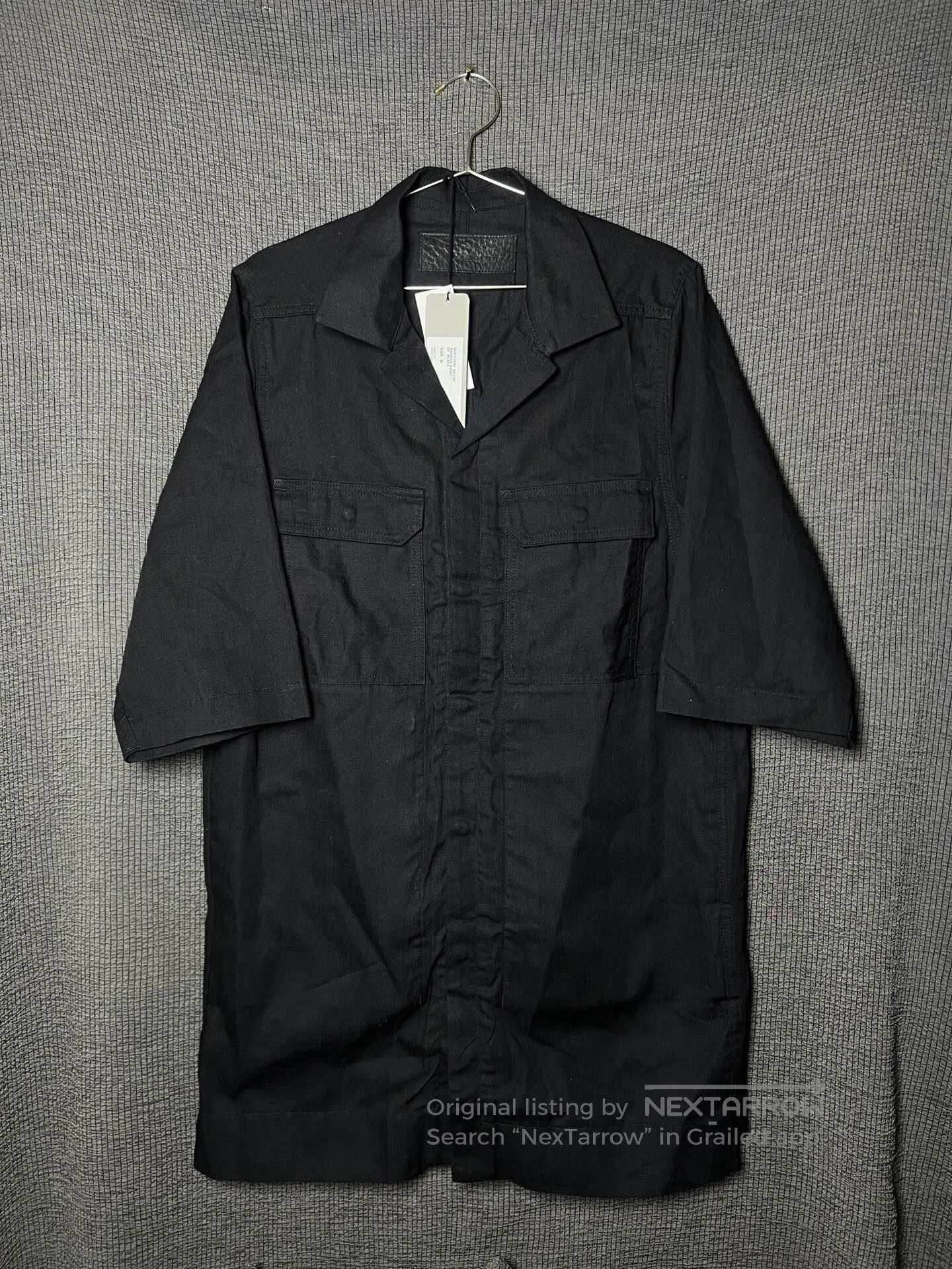 Rick Owens Rick Owens Magnum Short Sleeve Shirt. Size US M / EU 48-50 / 2 - 1 Thumbnail