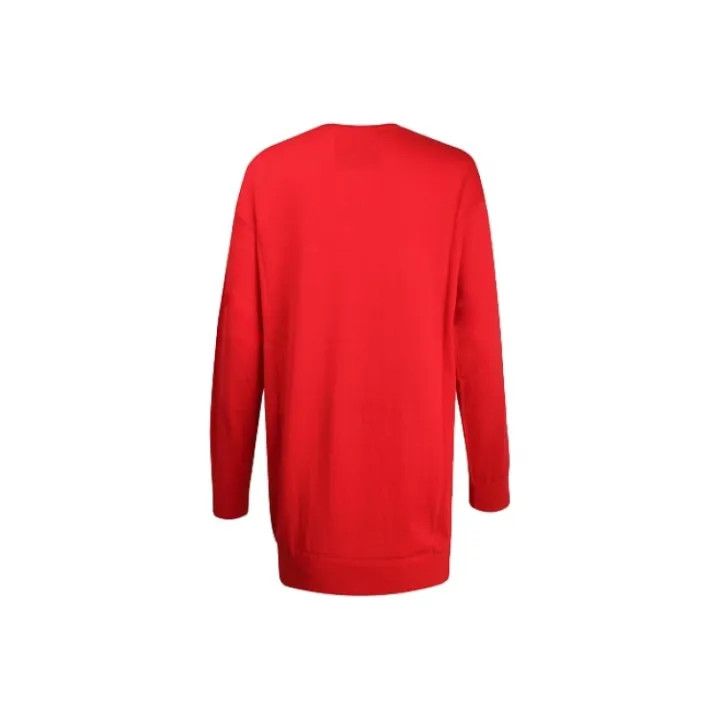 Moschino Moschino Red Bear Graphic Long Cotton Sweatshirt 0079 Size XS / US 0-2 / IT 36-38 - 1 Thumbnail