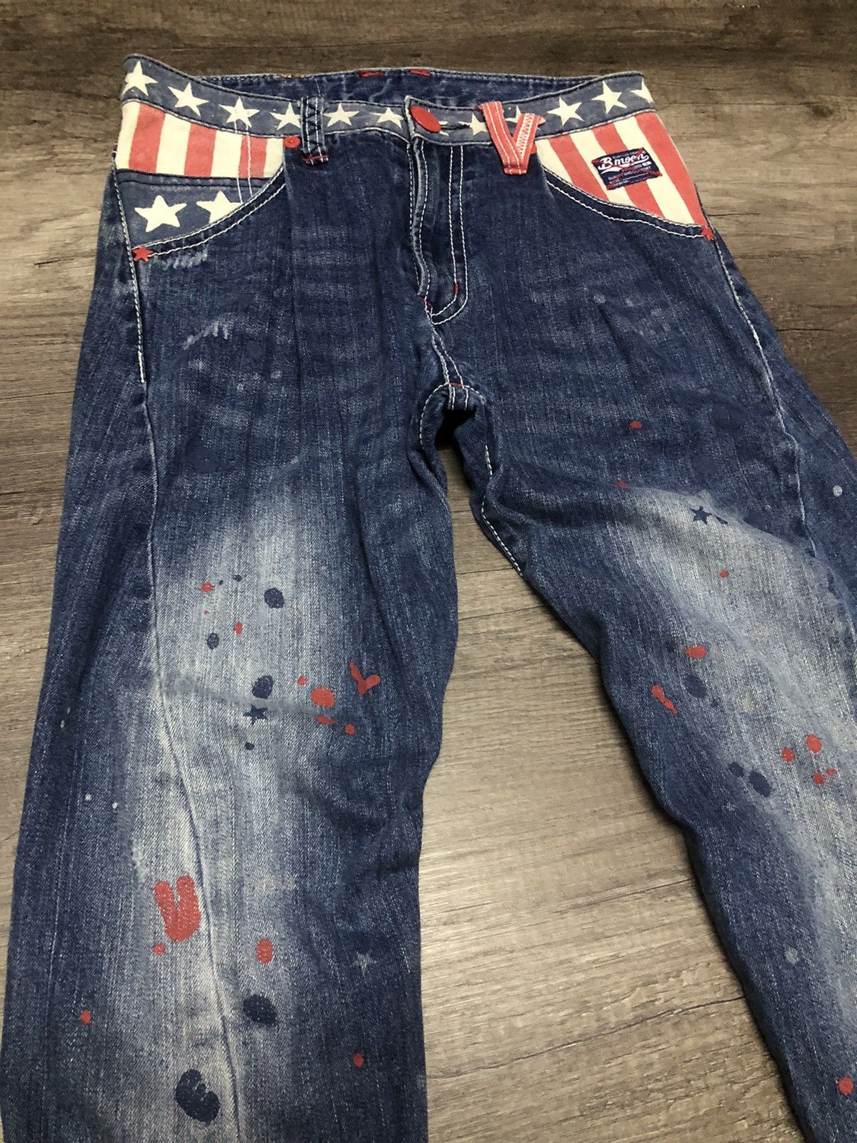 Japanese Brand BLUE MOON BLUE DENIM JEANS Size US 30 / EU 46 - 2 Thumbnail