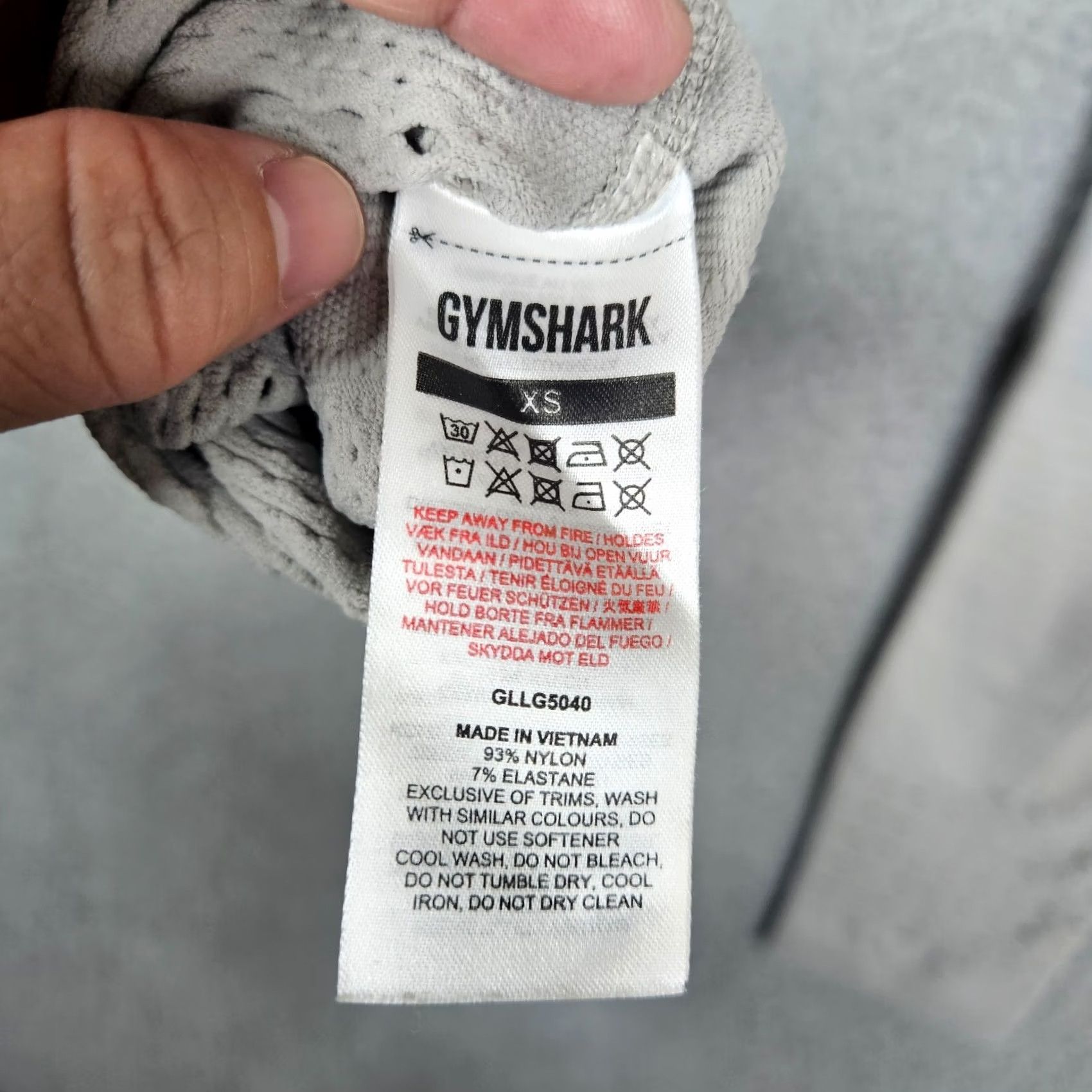 Gymshark Gymshark Women's Energy Seamless Gray Legging XS Athletic Socks? Size 26" / US 2 / IT 38 - 6 Thumbnail