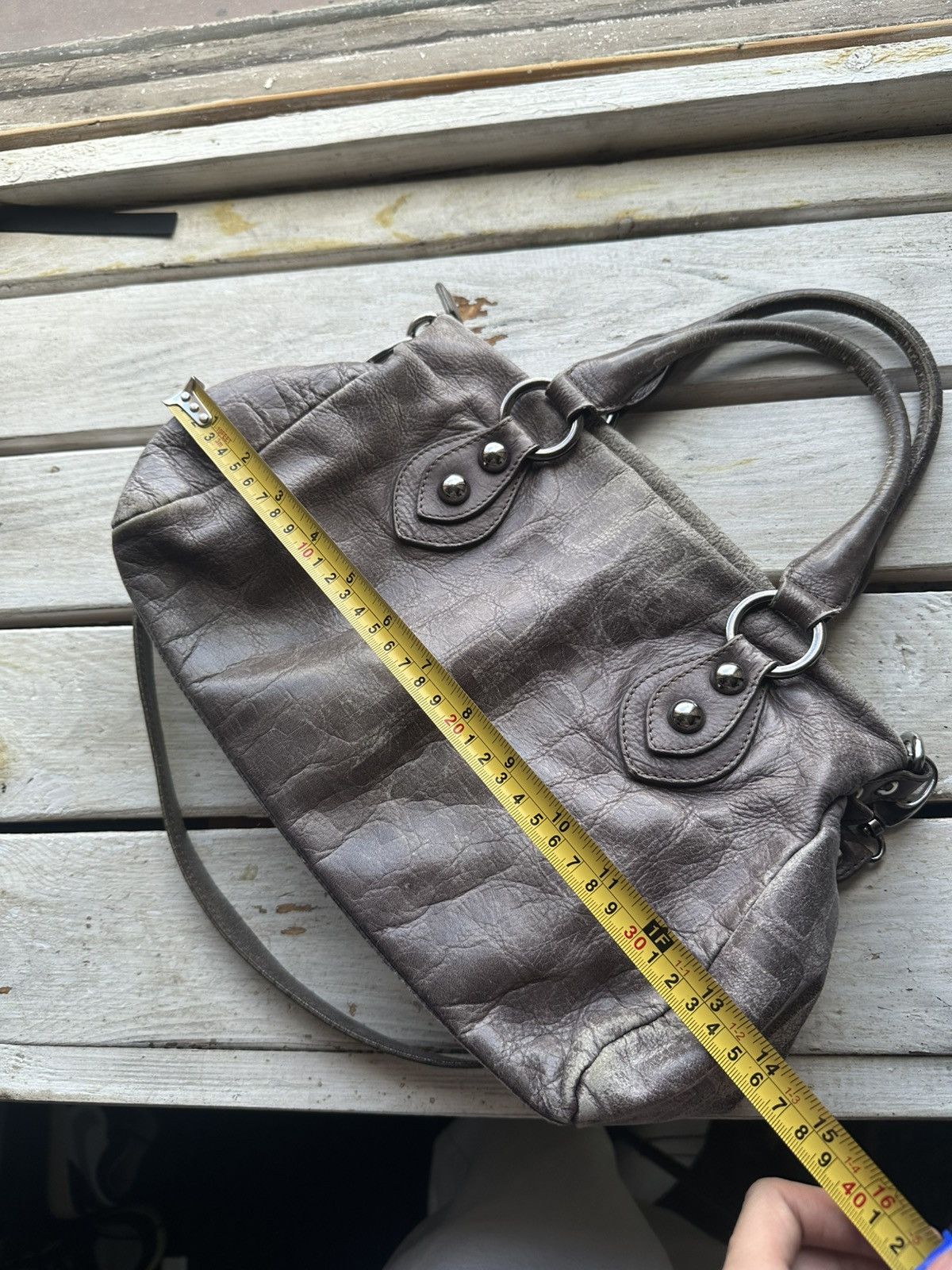 Japanese Brand 🚨Y2K AVANT-GARDE 🚨mesh silver Japan style hand bag Y2K 90s Size ONE SIZE - 13 Thumbnail
