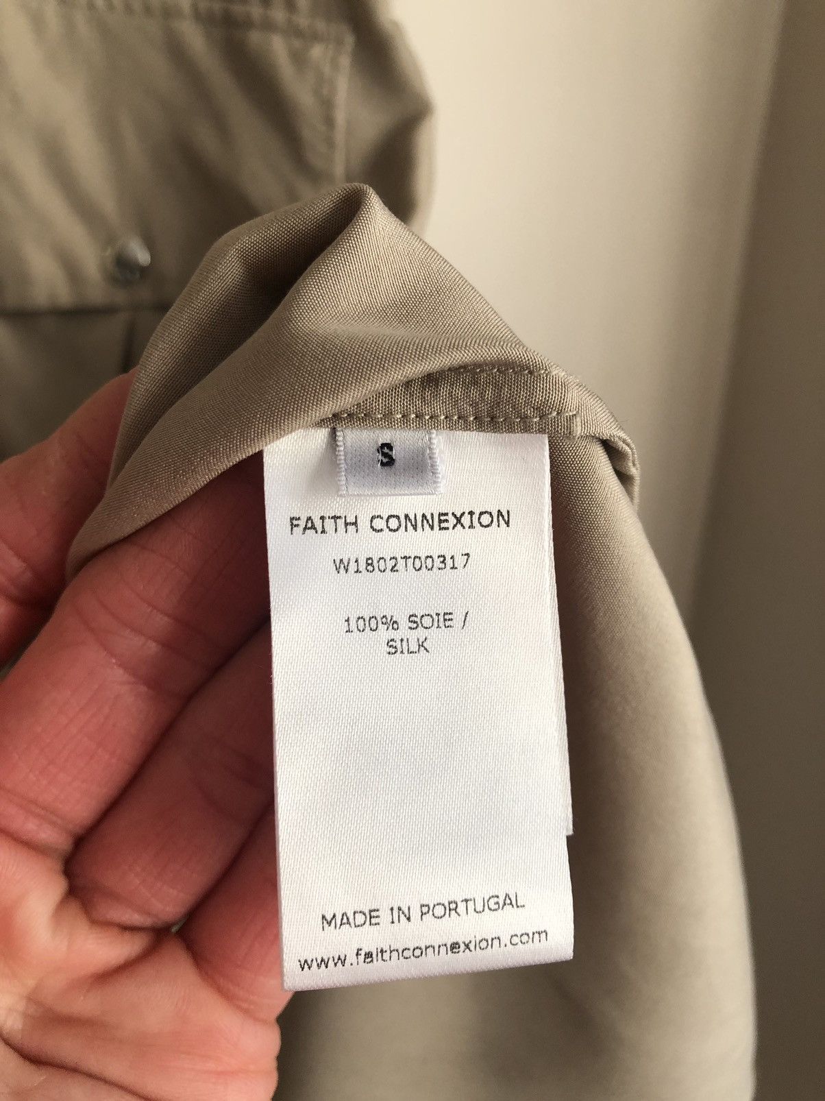 Faith Connexion Faith Connexion Silk Military Snap Button Shirt Size US S / EU 44-46 / 1 - 19 Thumbnail
