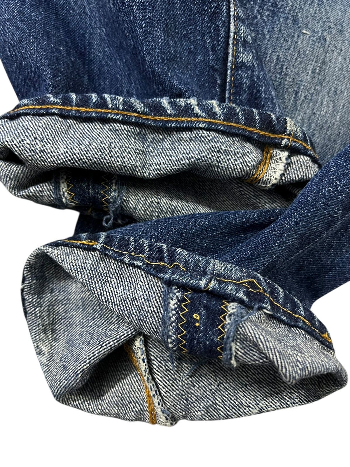 Levi's Vintage Levi’s 501xx Big E Lvc 1950 Usa Distressed Jean Size US 31 - 15 Thumbnail