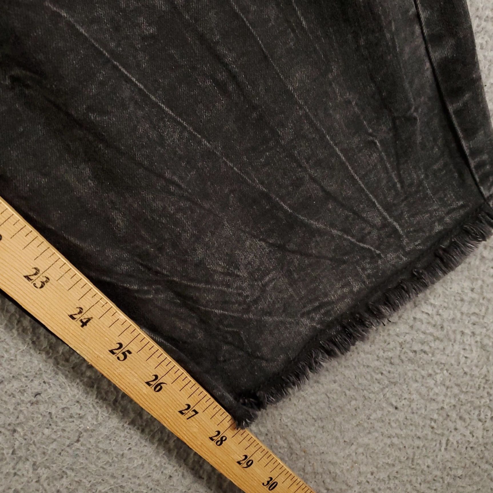 Vintage Cato Jeans Womens 22W Ankle Straight Distressed Wash Black NWT(Size 22W) Regular 5-Pocket Denim Cap Ultr a? Size 40" / US 18 - 6 Thumbnail