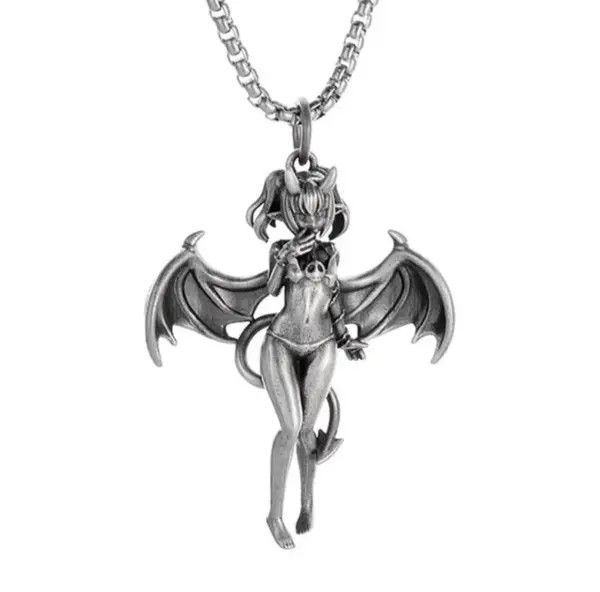 Jewelry Asamiya x Akira Demon Girl Necklace Punk Chain Size ONE SIZE - 1 Thumbnail