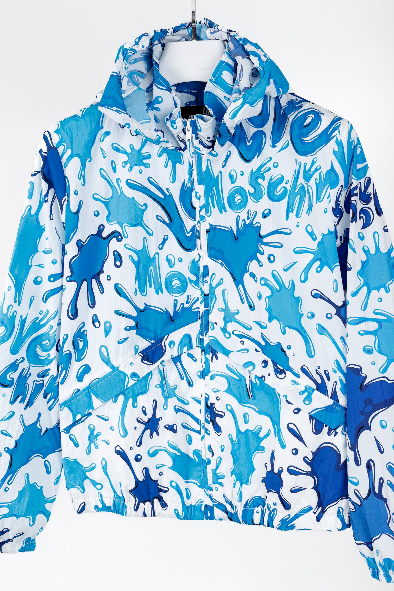 Love Moschino Love Moschino All Splash Logo Zip-Up Jacket Size XS / US 0-2 / IT 36-38 - 4 Thumbnail