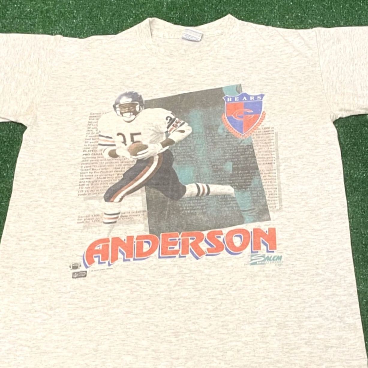Salem Sportswear VINTAGE Salem Chicago Bears 1990 Neal Anderson VTG Shirt 90s Size L Mens Size US L / EU 52-54 / 3 - 4 Thumbnail