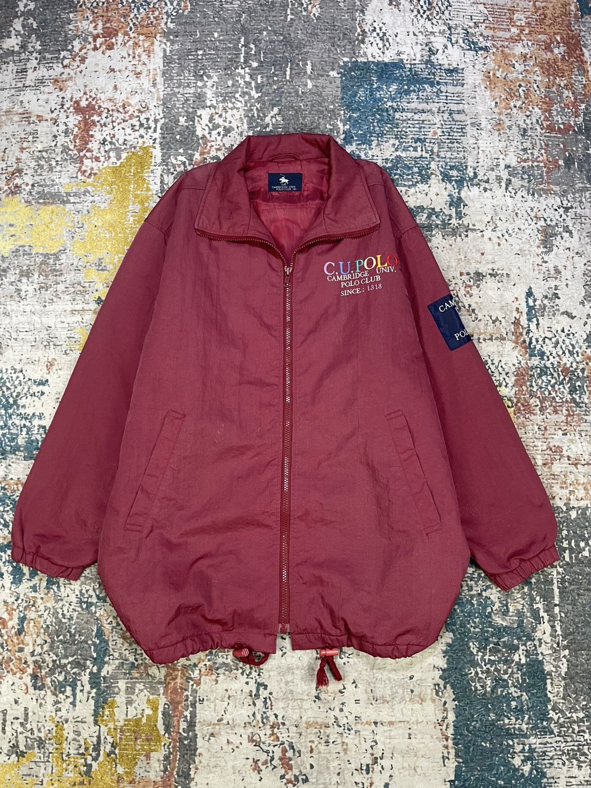 Polo Ralph Lauren Vtg Cambridge Univ. Polo Club Nylon Zipper Jacket Size US M / EU 48-50 / 2 - 2 Thumbnail