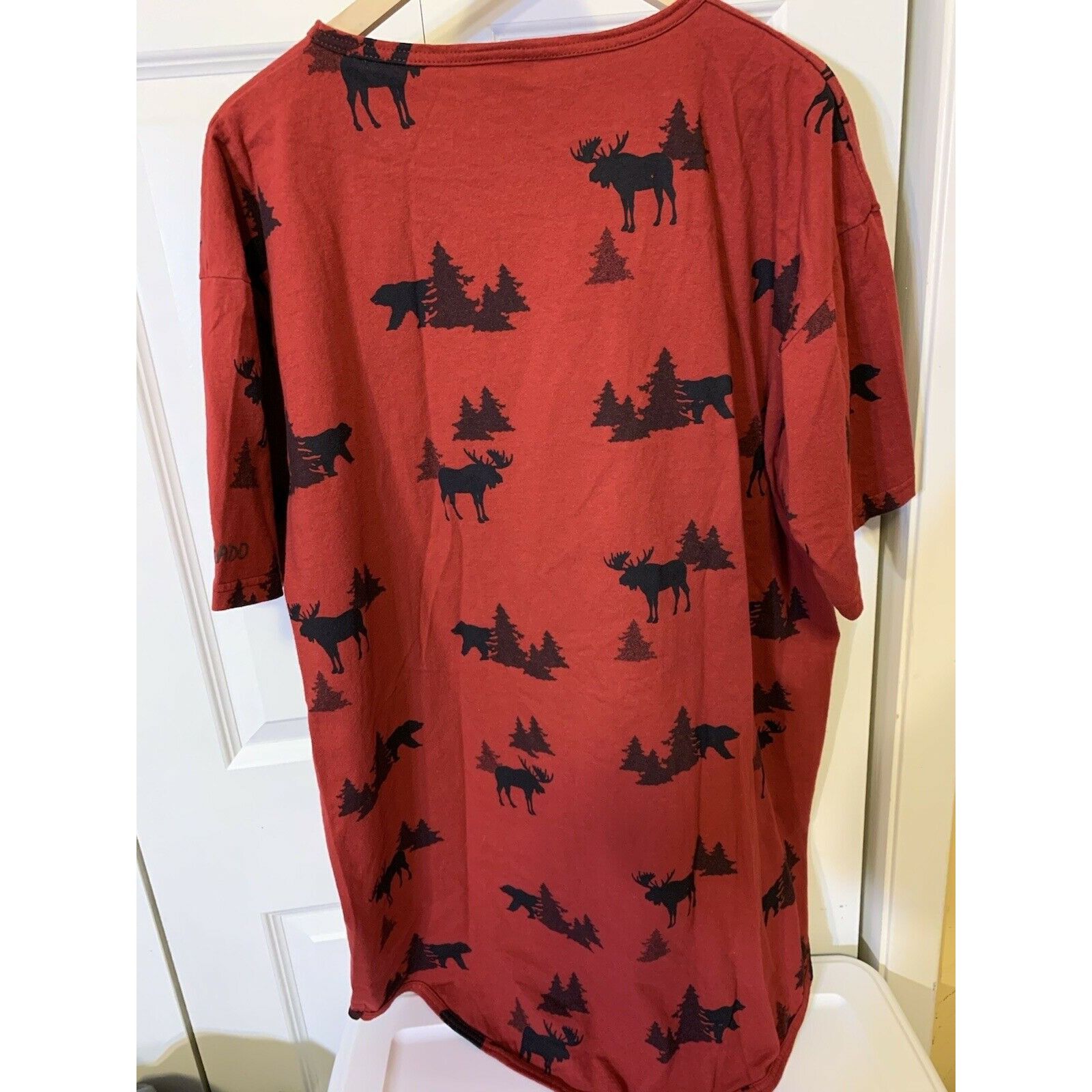 Other VTG T SHIRT ANIMAL PRINT PRAIRIE MOUNTAIN SZ XL Men’s Red Size US XL / EU 56 / 4 - 6 Thumbnail