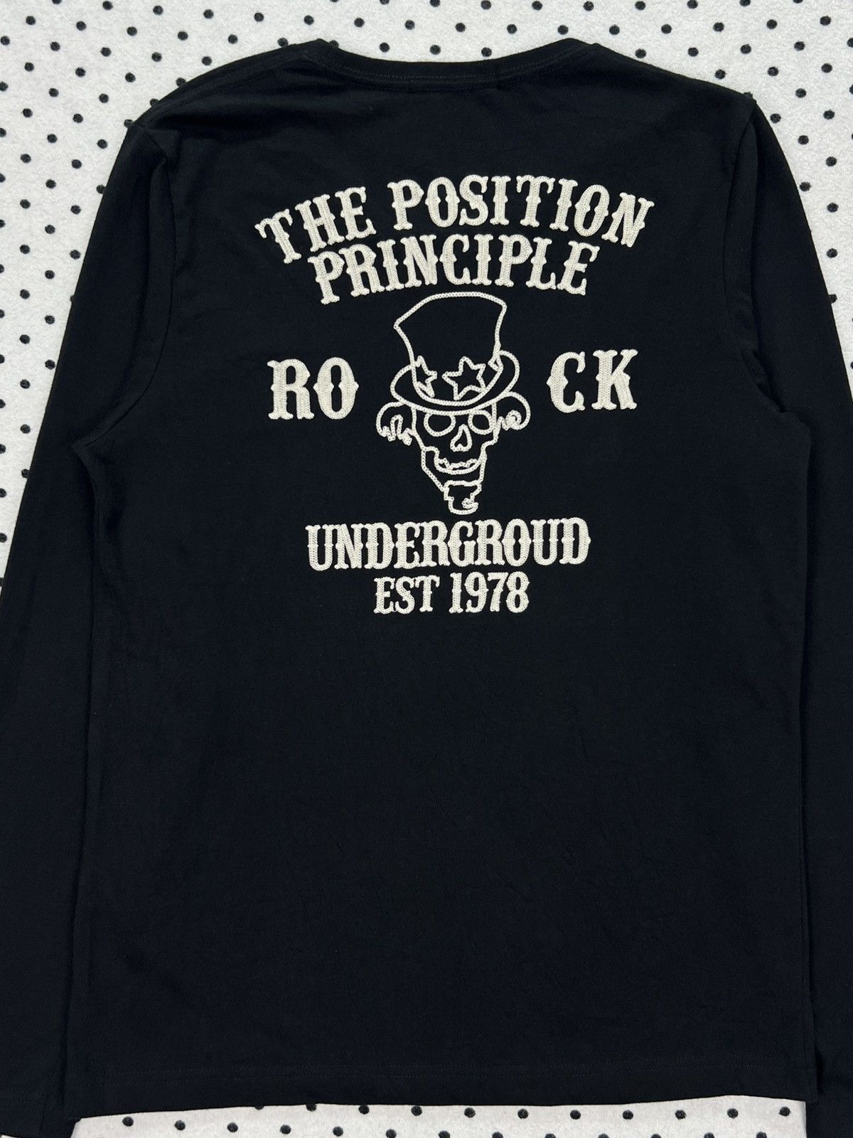Japanese Brand Crazy Devil Embroidered L/S Tshirt Size US S / EU 44-46 / 1 - 4 Thumbnail