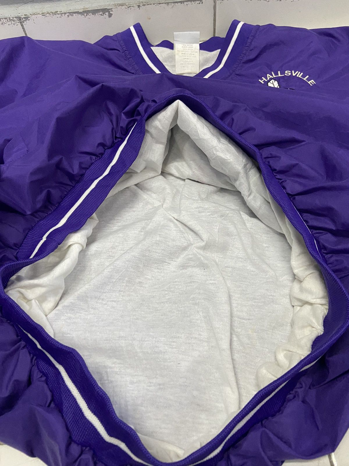 MLB RAWLINGS HALLSVILLE BASEBALL PULLOVER JACKET JERSEY Size US XL / EU 56 / 4 - 6 Thumbnail