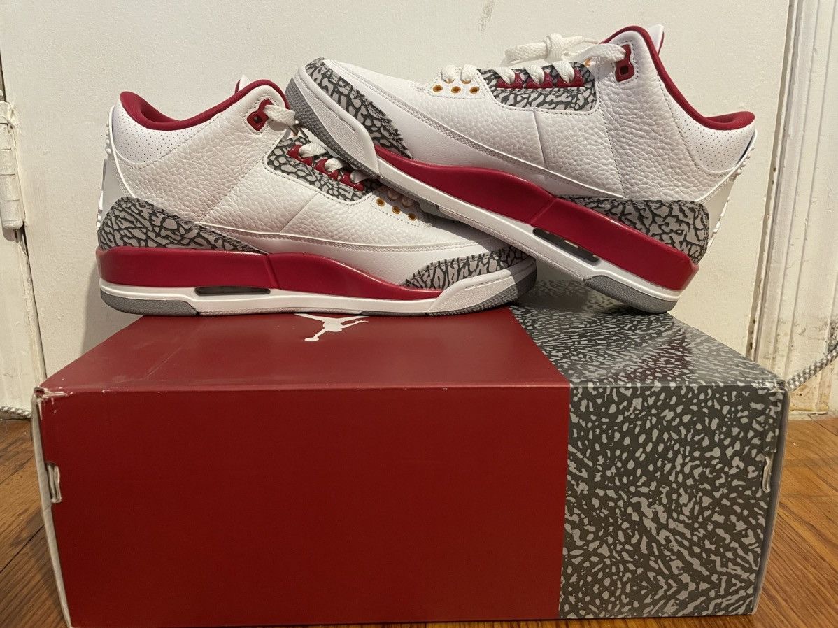 Jordan Brand Red cardinal size 9 jordan 3 Size US 10 / EU 43 - 1 Thumbnail