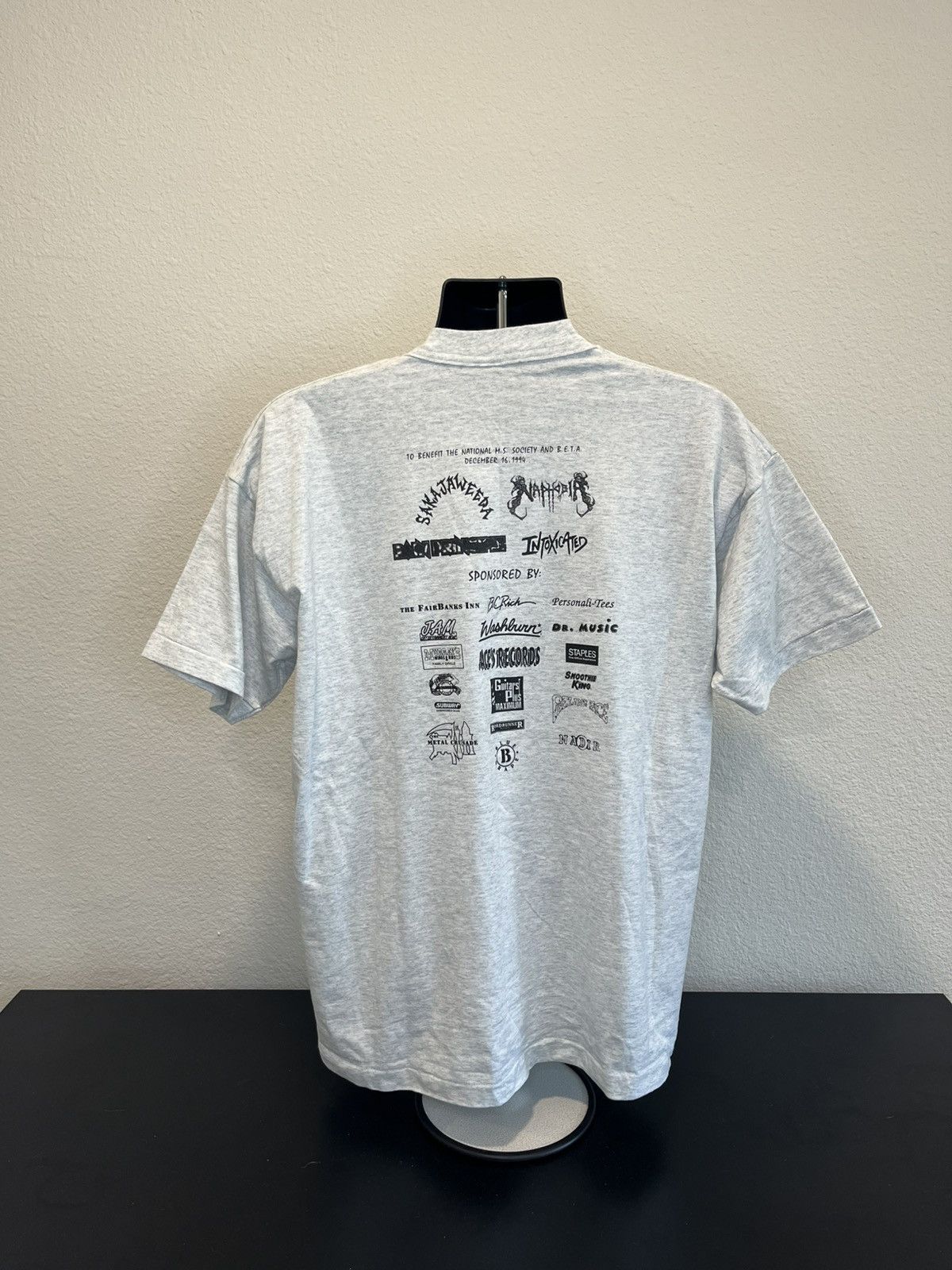 Band Tees × Vintage Death shirt vintage 80s/90s death metal benefit concert Size US XL / EU 56 / 4 - 2 Thumbnail