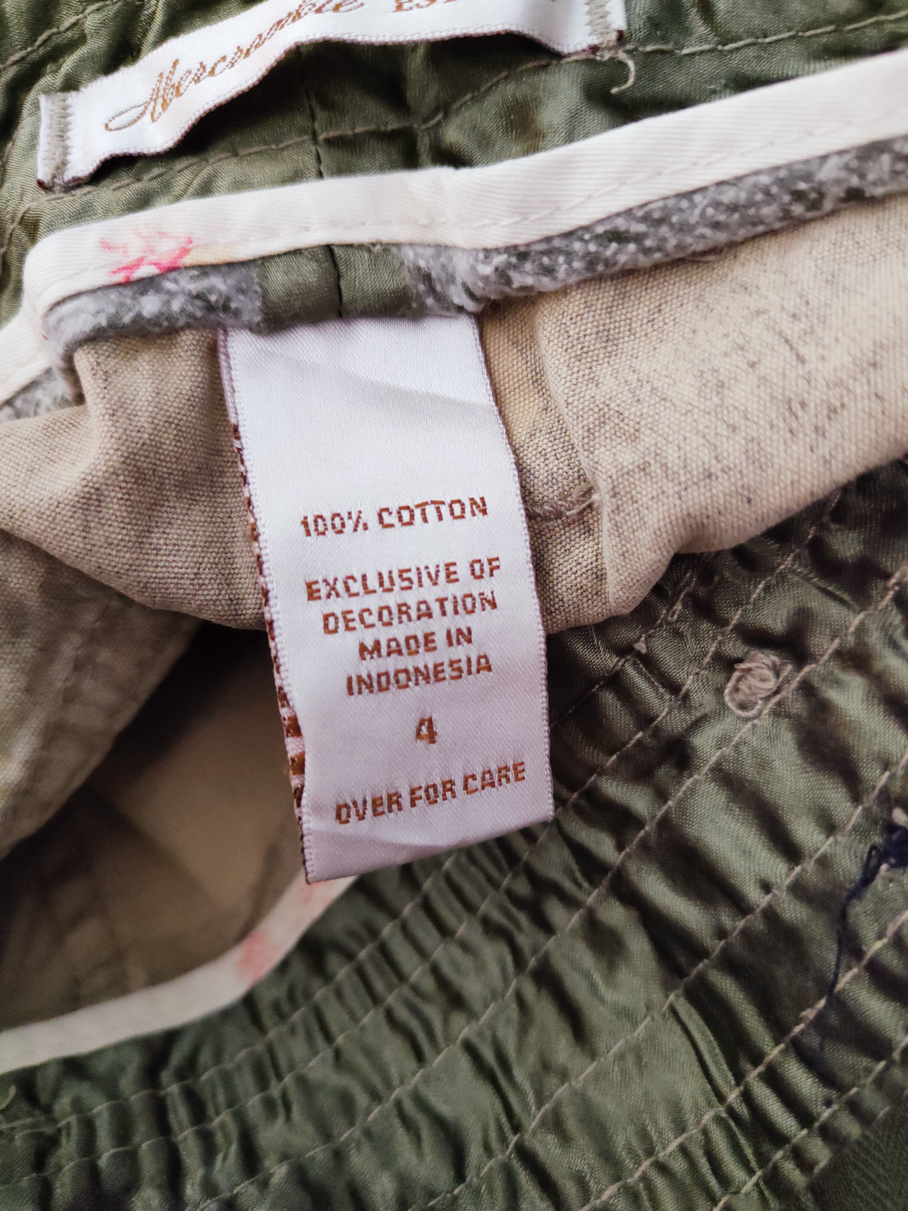 Abercrombie & Fitch Abercrombie Camouflage Multipocket Cargo Pants #W397 Size 27" / US 4 / IT 40 - 14 Thumbnail