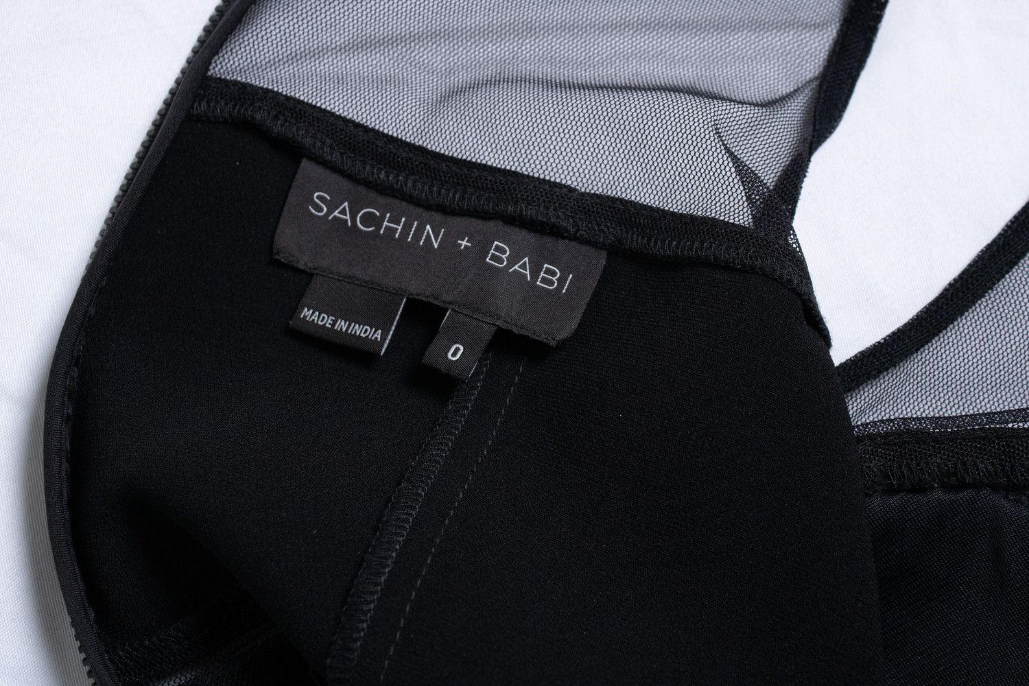 Sachin & Babi Sachin + Babi, patched black mini dress Size XS / US 0-2 / IT 36-38 - 7 Thumbnail