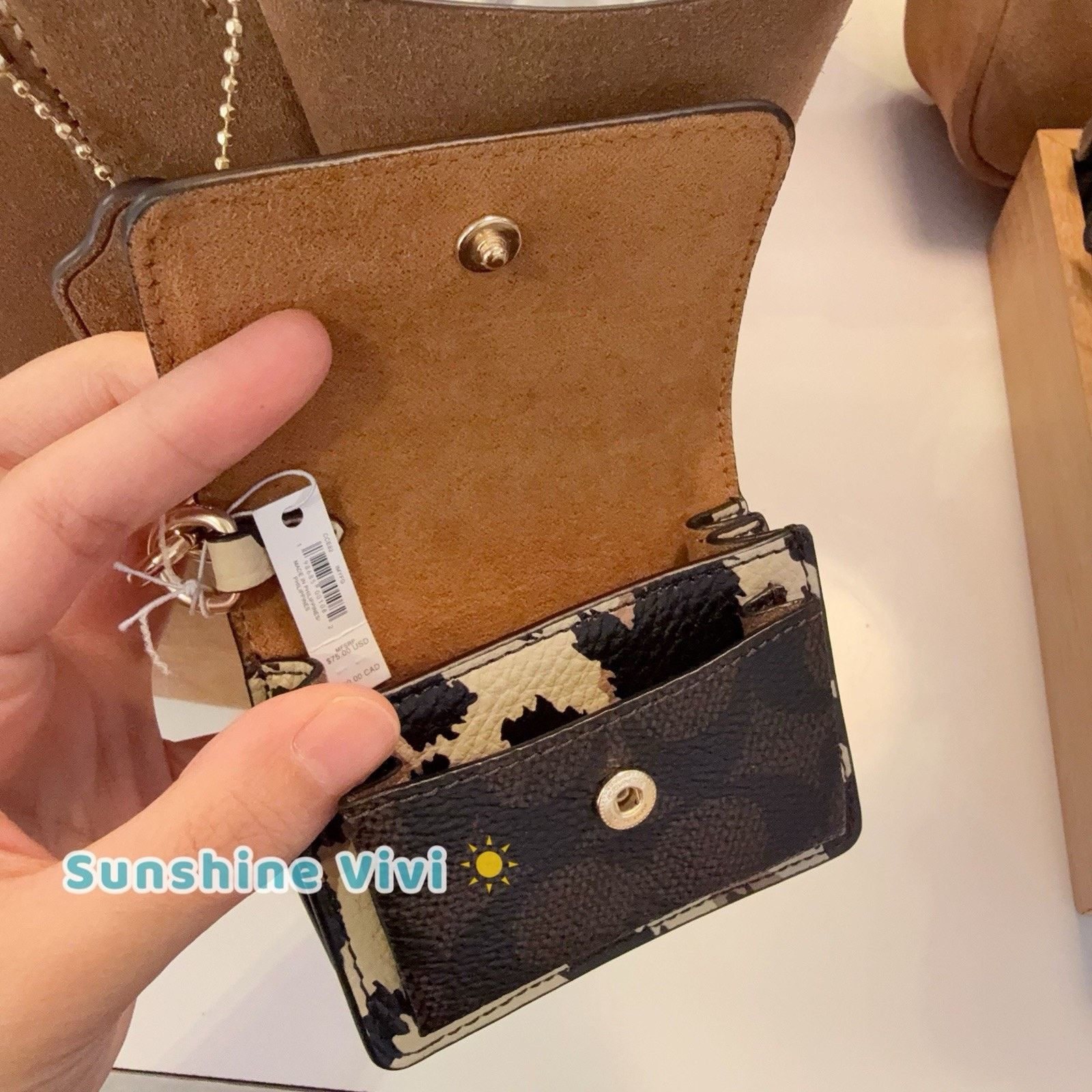 Coach NWT Bundle COACH Klare Bag Charm CCE82 & CCC76 Hadley Tote Size ONE SIZE - 7 Thumbnail