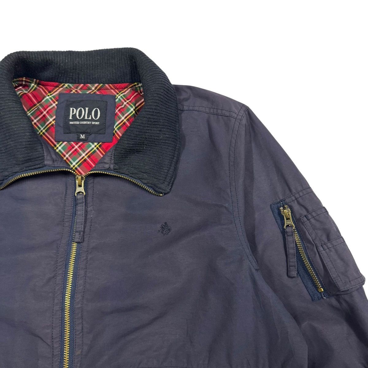 Polo Ralph Lauren Polo British Country Spirit Cotton Bomber Zipper Jacket Size US M / EU 48-50 / 2 - 8 Thumbnail