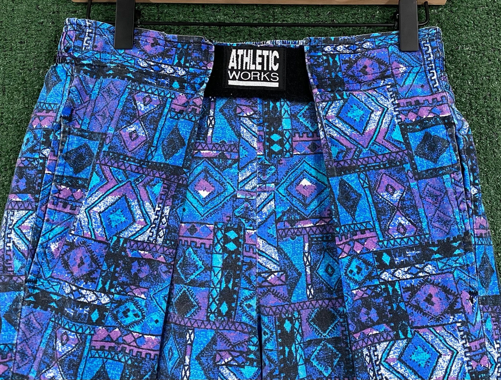 Athletic Works 80’s Athletic Works Patterned Body Builder Pants Small Size US 30 / EU 46 - 2 Thumbnail