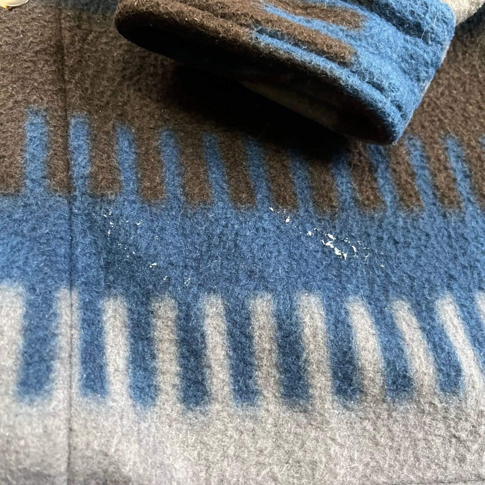 Other Pure Water Brown/Blue/White Bulky Striped Thick Flannel XL Size US XL / EU 56 / 4 - 4 Thumbnail