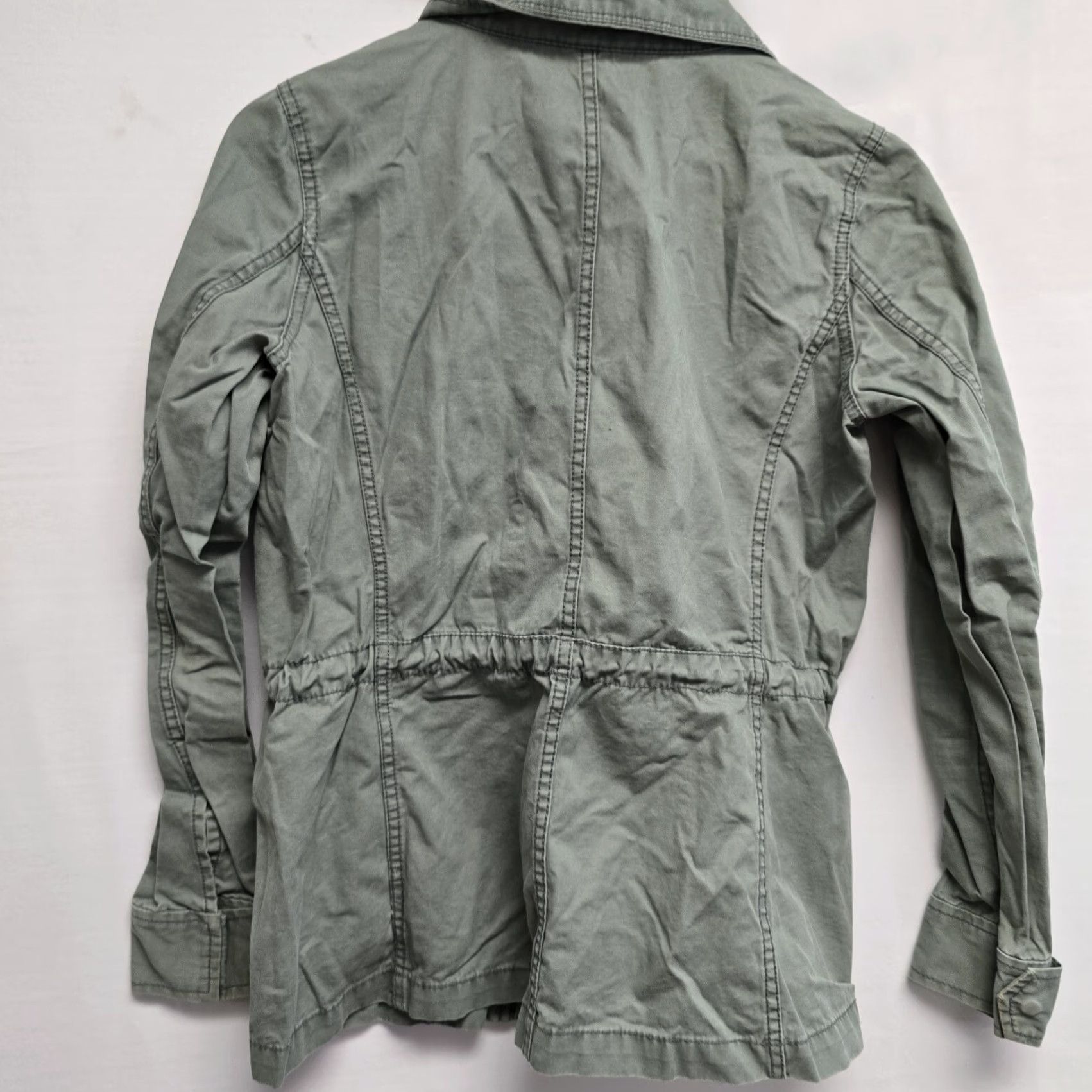 Madewell Madewell Fleet Jacket Olive Green Drawstring Waist Women's Sz M Size S / US 4 / IT 40 - 6 Thumbnail