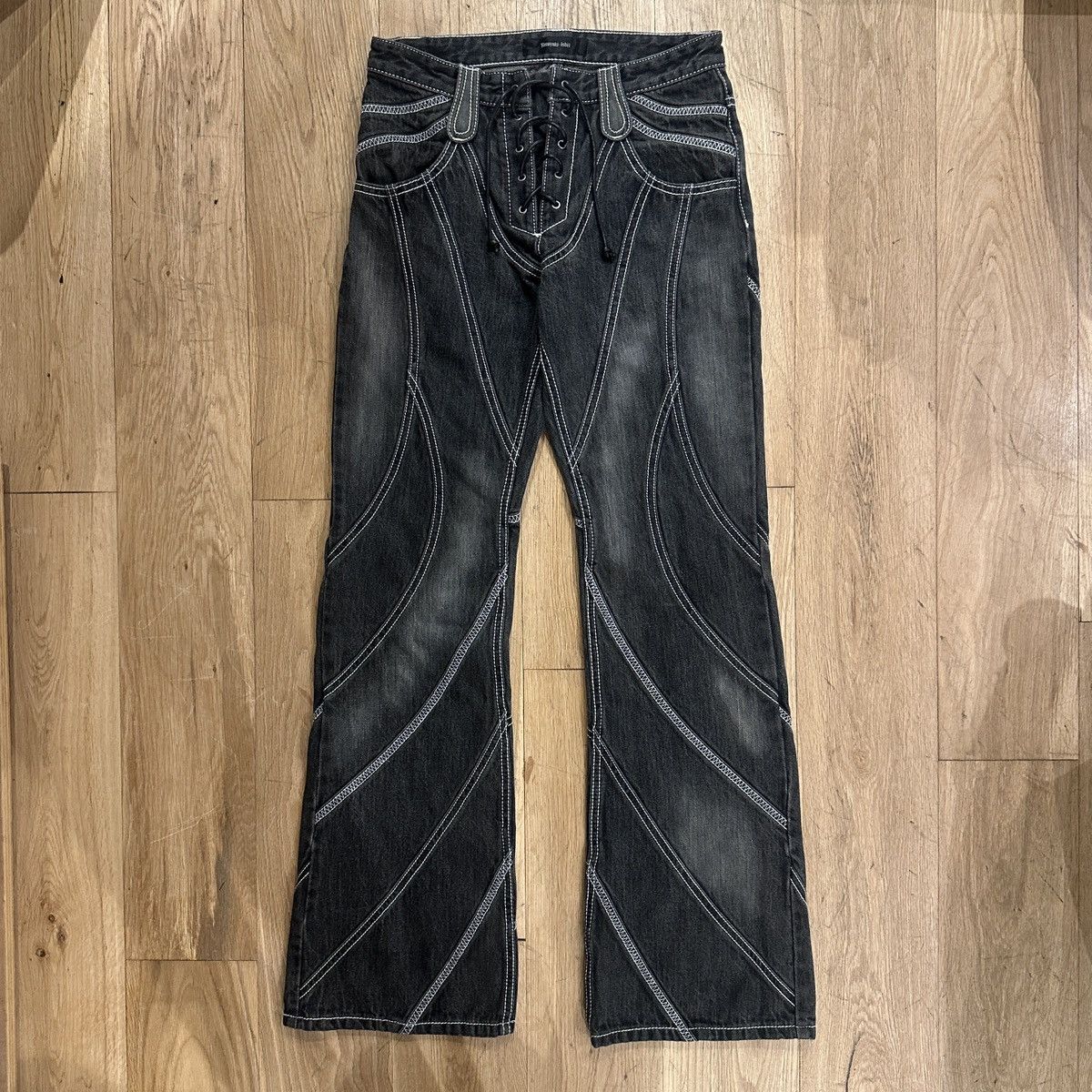Yasuyuki Ishii Yasuyuki Ishii Lace-Up Denim Size US 31 - 1 Thumbnail
