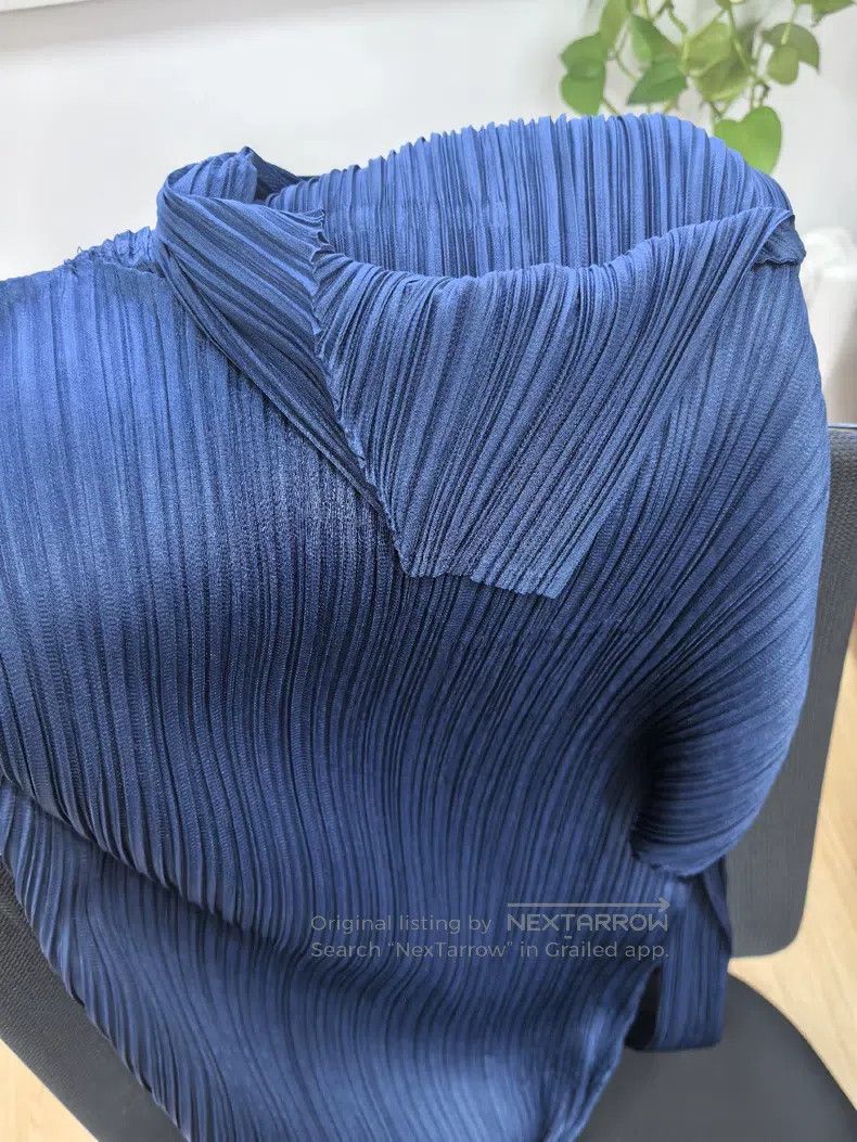Issey Miyake Issey Miyake Asymmetrical Collar Long Top Size XL / US 12-14 / IT 48-50 - 5 Thumbnail