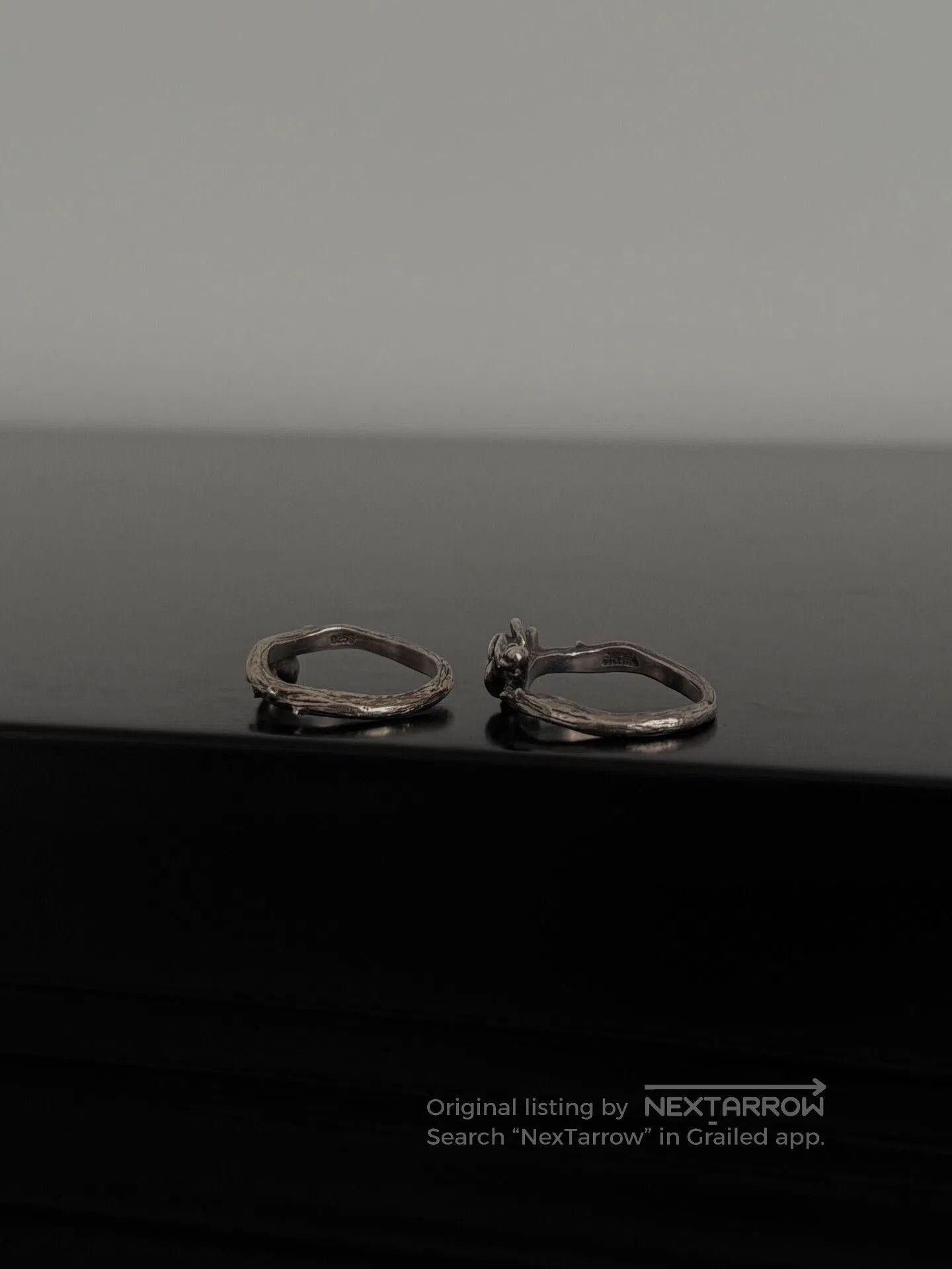 Jean Paul Gaultier Jean Paul Gaultier Thorn Rose Ring Set. Size ONE SIZE - 6 Thumbnail
