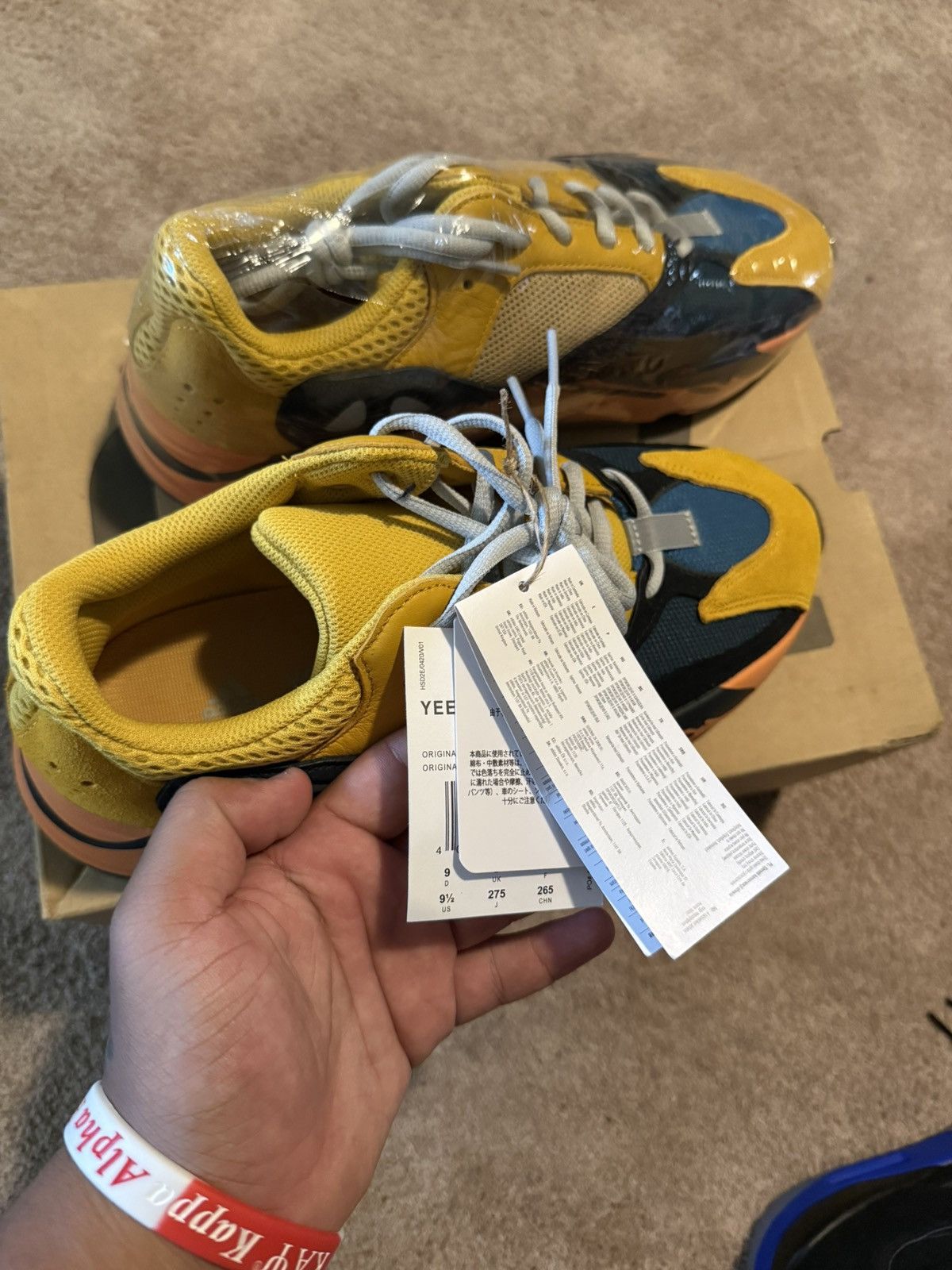 Adidas Adidas Yeezy Boost 700 “Sun” Size US 9.5 / EU 42-43 - 3 Thumbnail