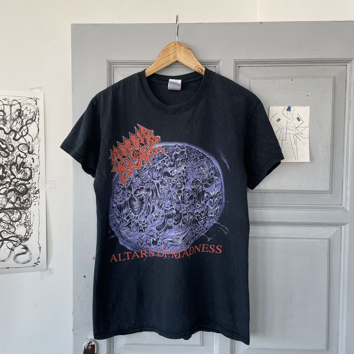 Band Tees × Vintage Vintage Morbid Angel Death metal T-shirt Altars Of Madness Size US M / EU 48-50 / 2 - 3 Thumbnail